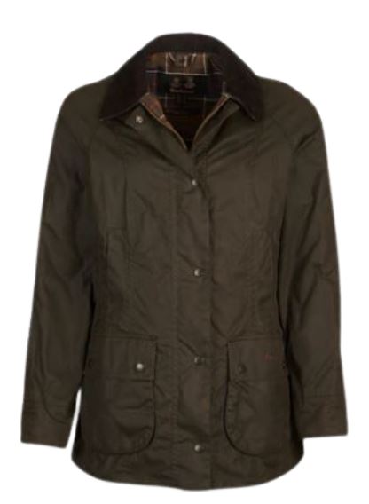 Barbour Olive Waxed Cotton Jacket