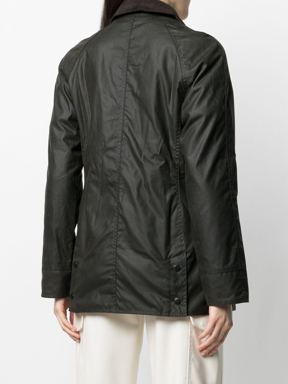 Barbour Olive Waxed Cotton Jacket