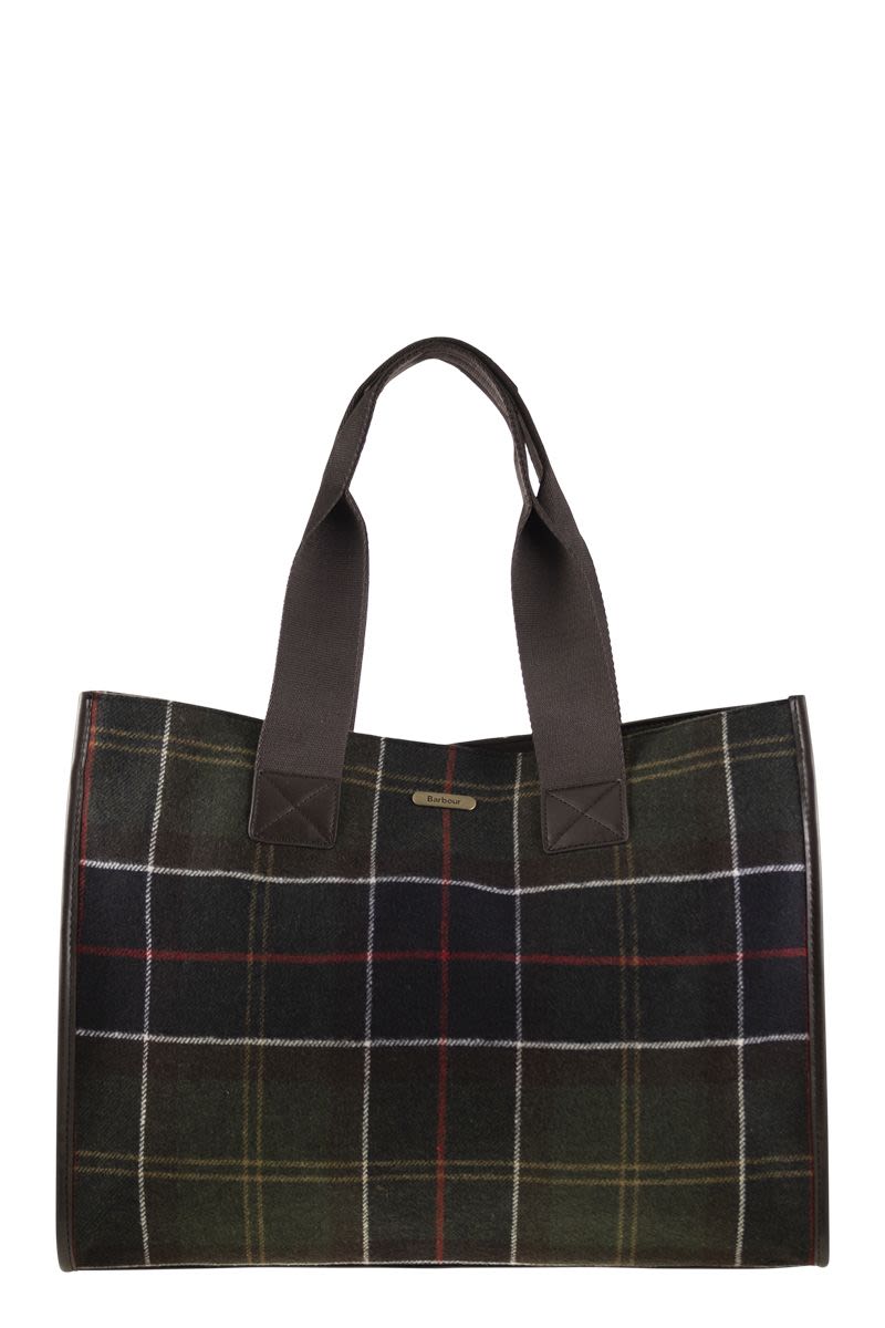Barbour Tartan Cotton Bag