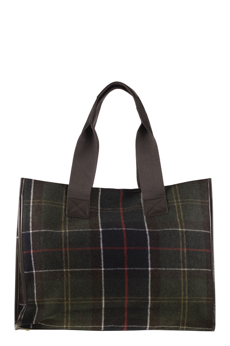 Barbour Tartan Cotton Bag