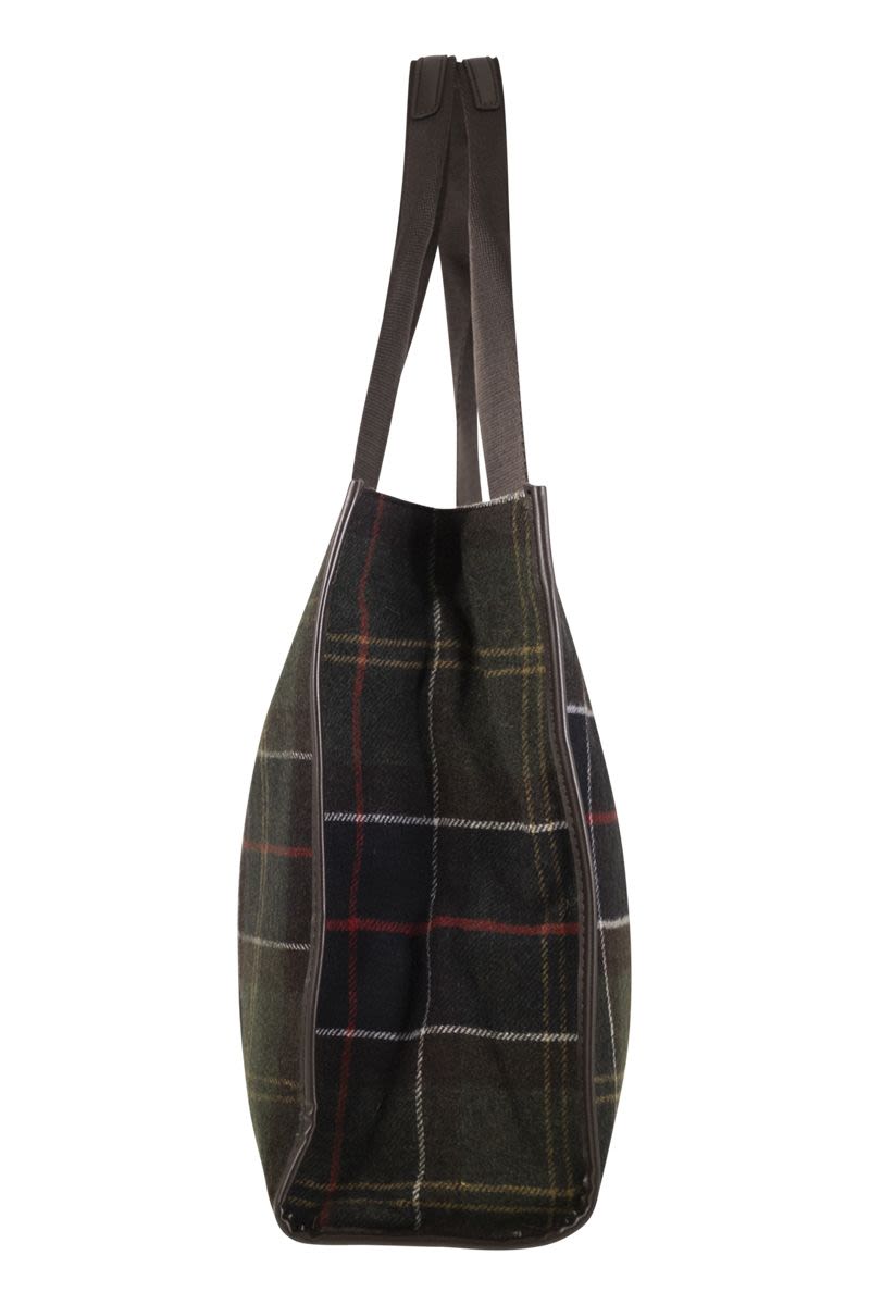 Barbour Tartan Cotton Bag