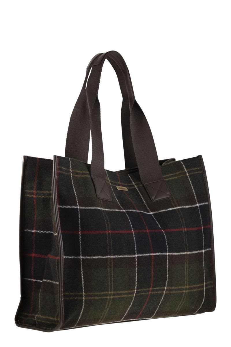 Barbour Tartan Cotton Bag