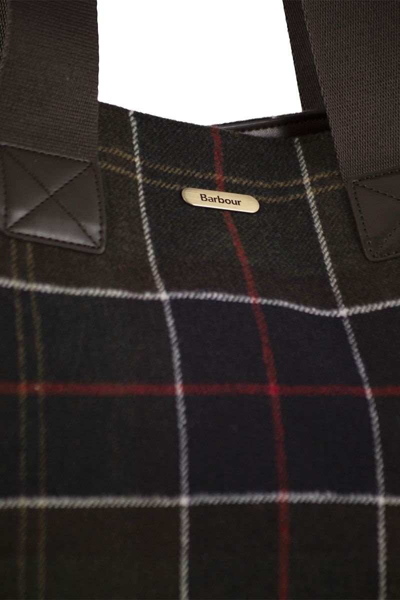 Barbour Tartan Cotton Bag