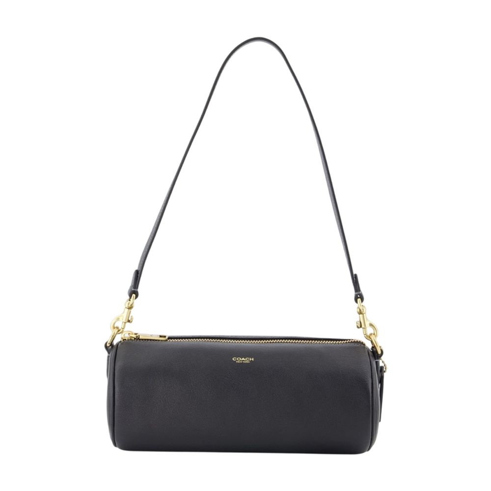 Coach "Barrel" Leather Shoulder Bag