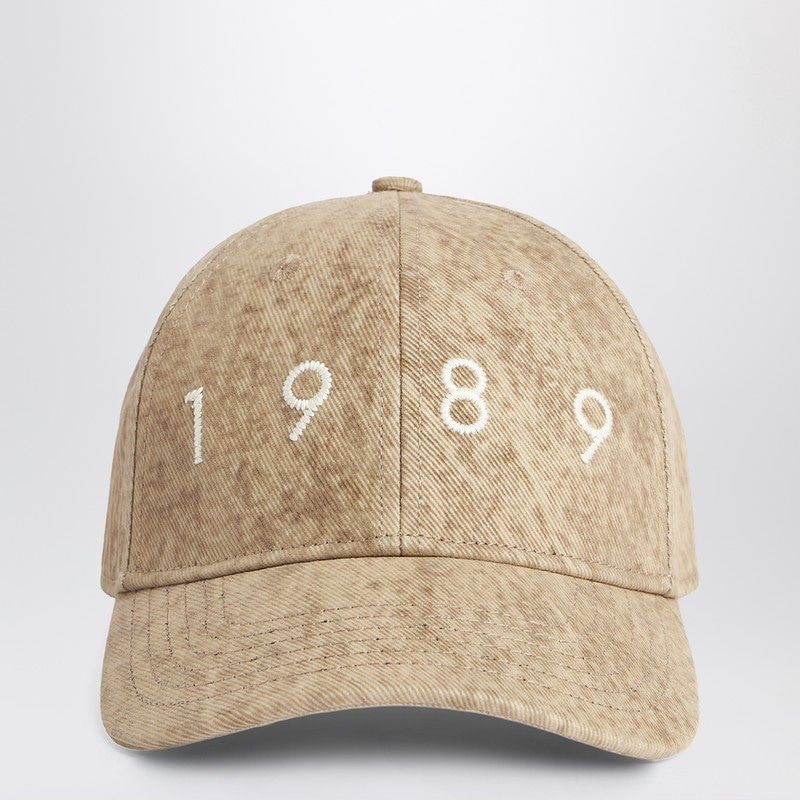 1989 studio Baseball Cap Denim Flock 1989 Camo