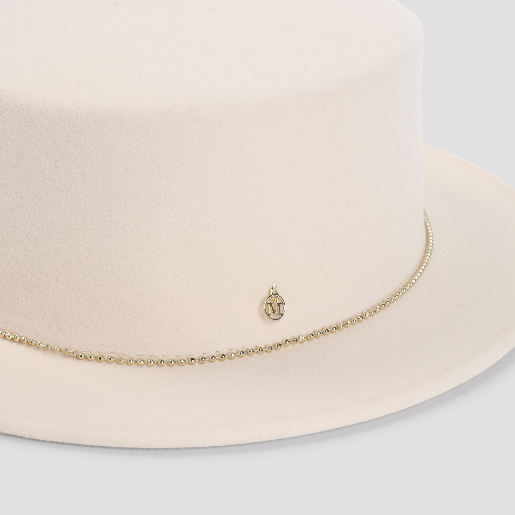 Maison Michel Beige Blush Augusta Hat