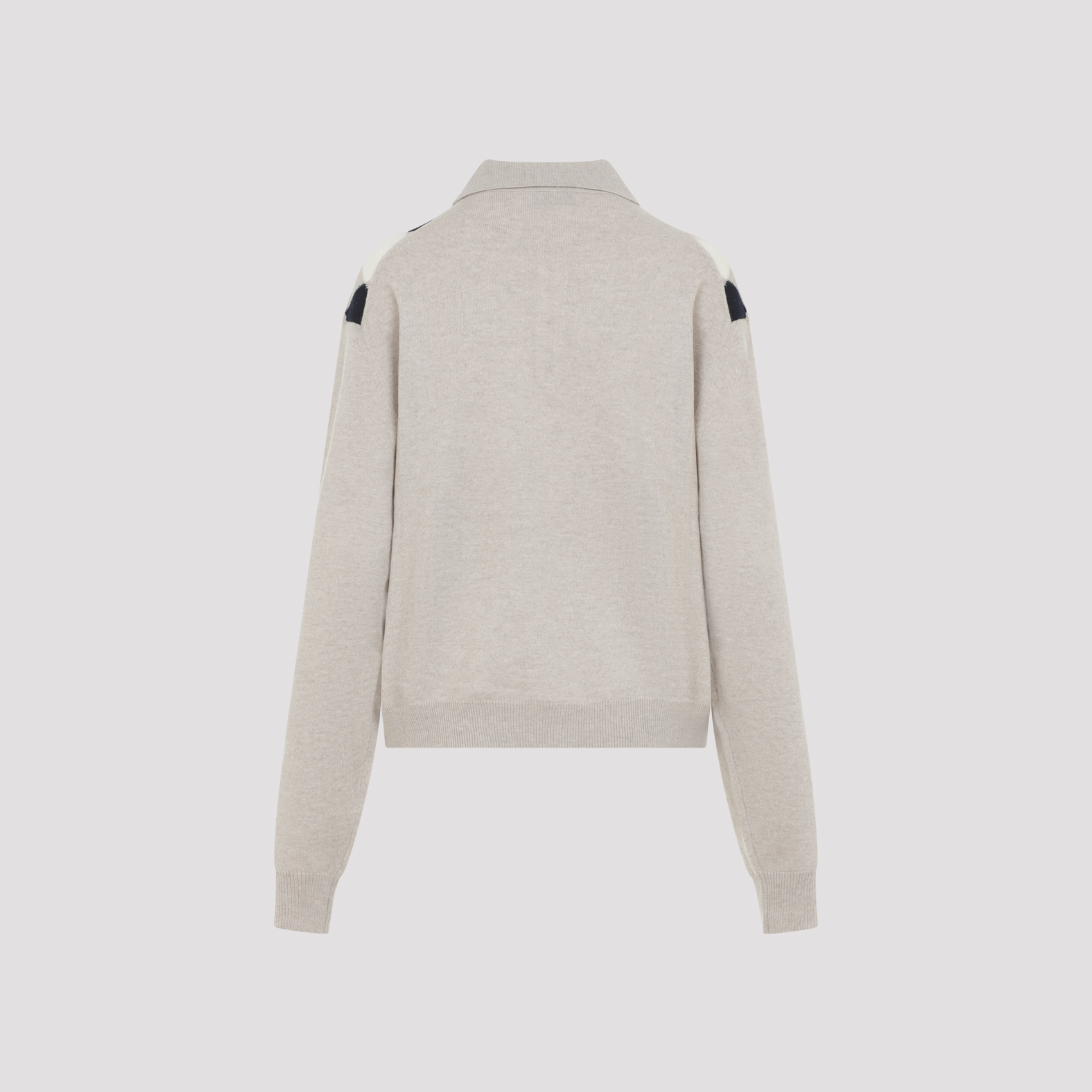 Miu Miu Beige Cashmere Polo Shirt