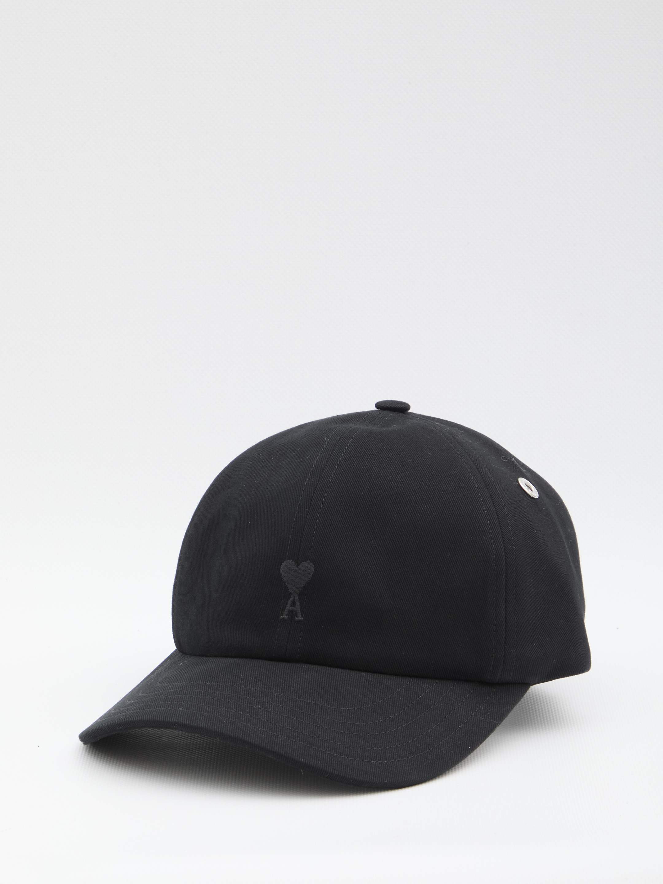 Ami paris Beige Cotton Baseball Cap