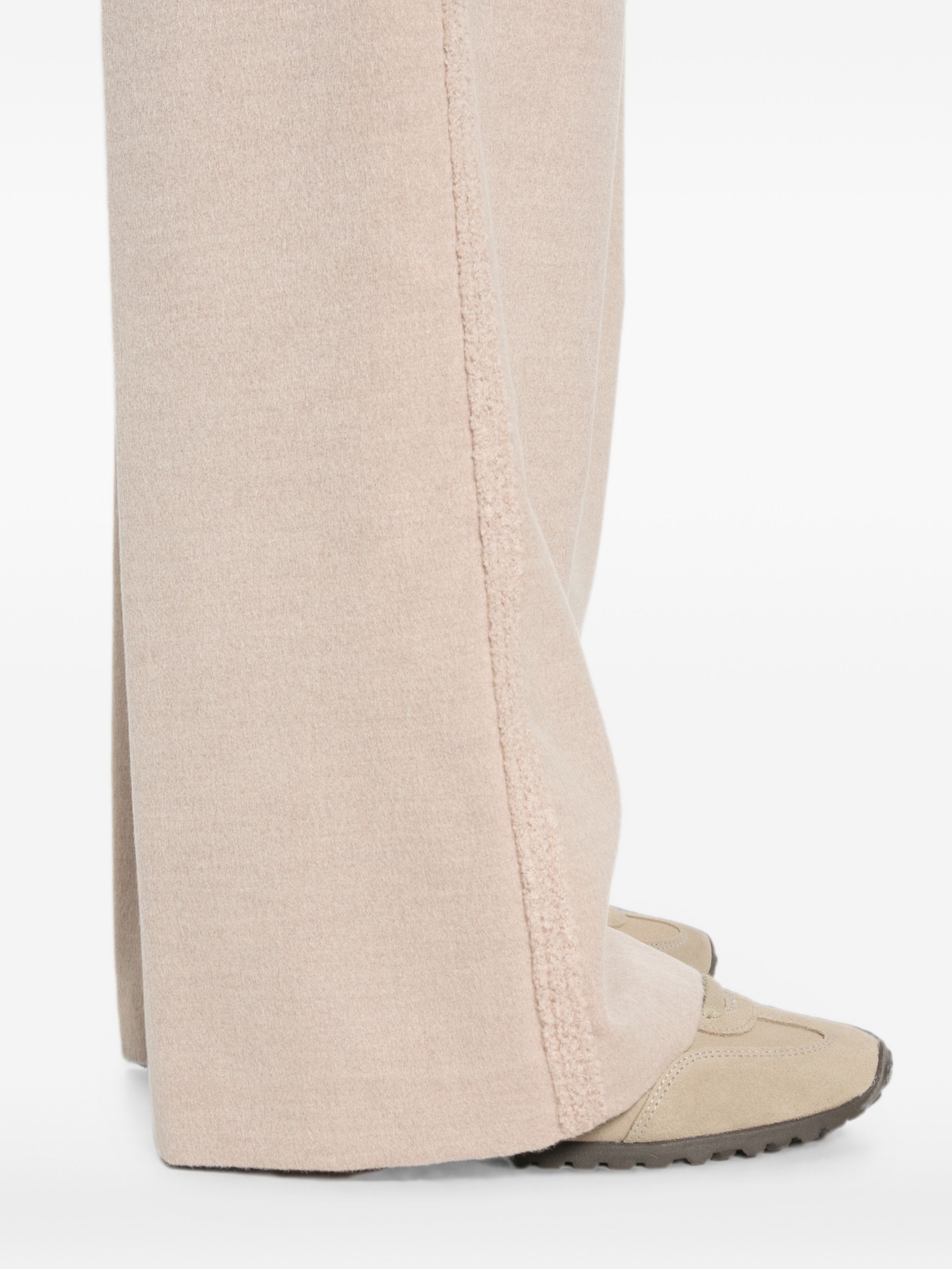 Herno Beige Polyester Modal Wool Pants