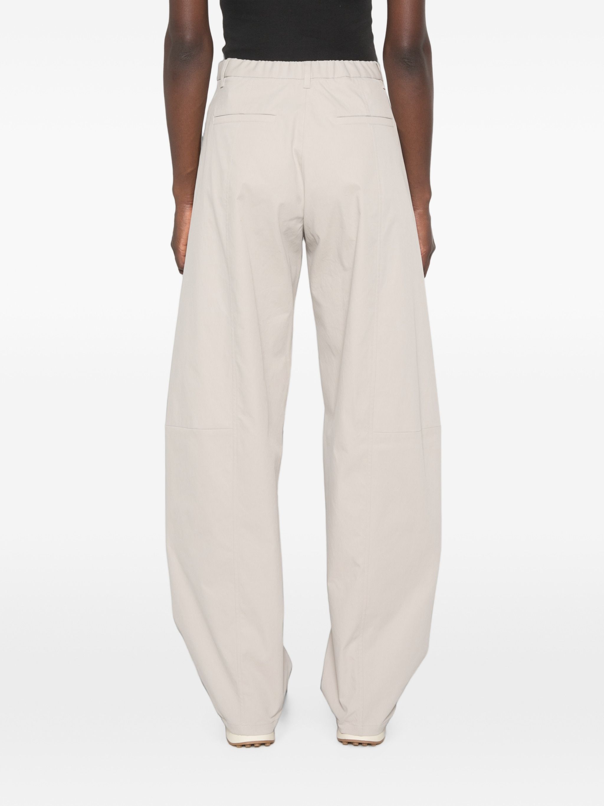 Herno Beige Polyester Pants