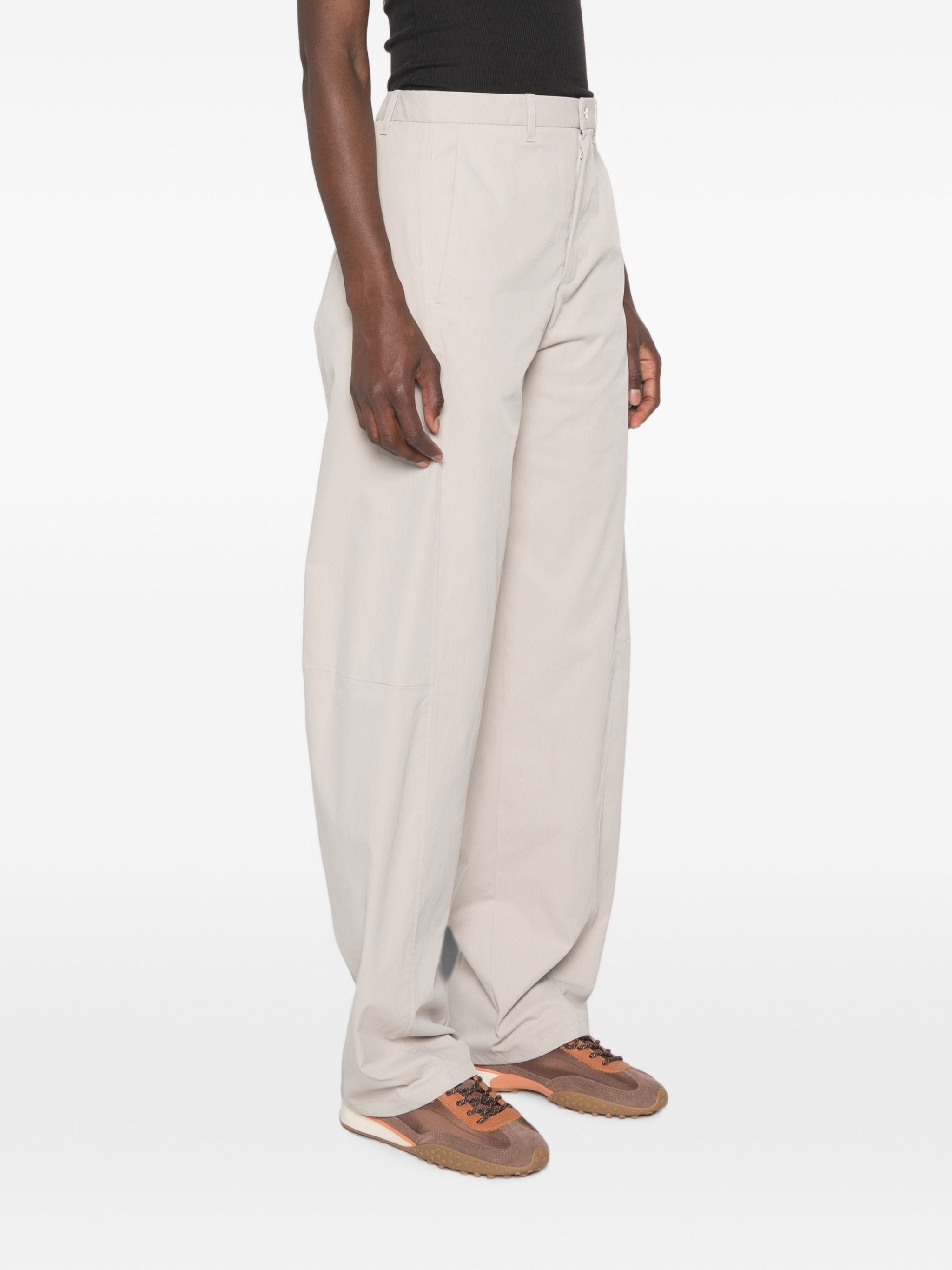 Herno Beige Polyester Pants