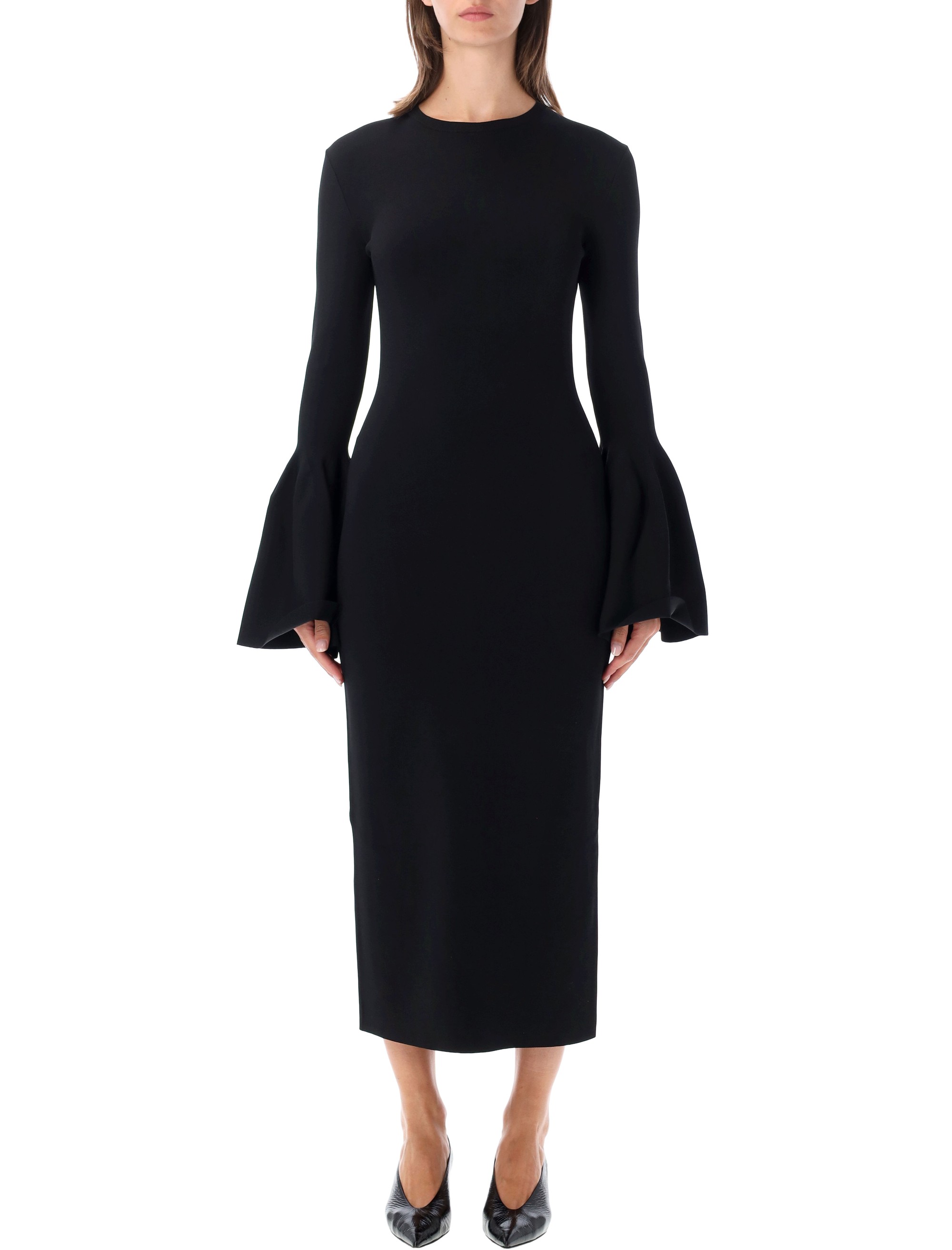 Stella Mccartney Bell Sleeve Midi Dress