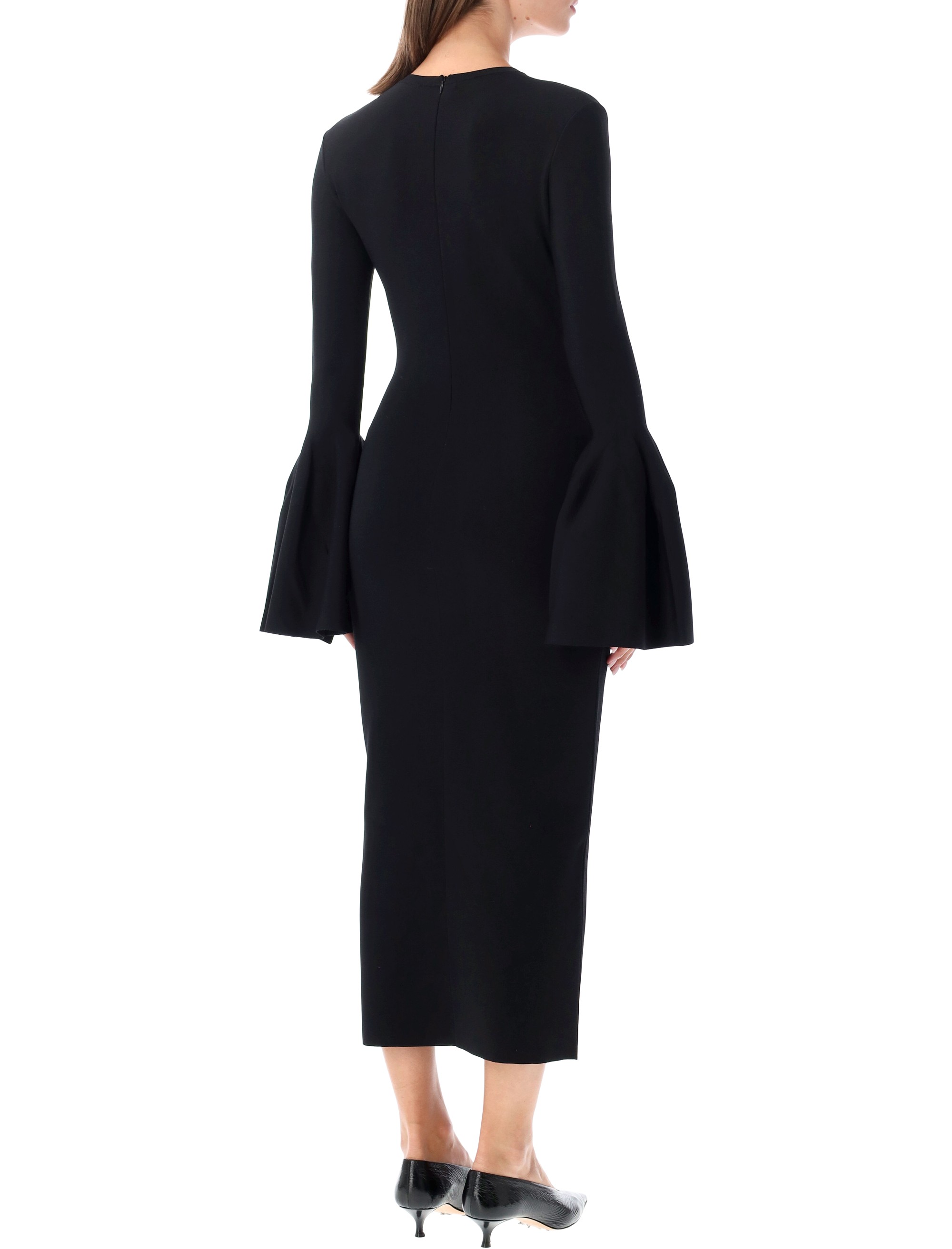 Stella Mccartney Bell Sleeve Midi Dress