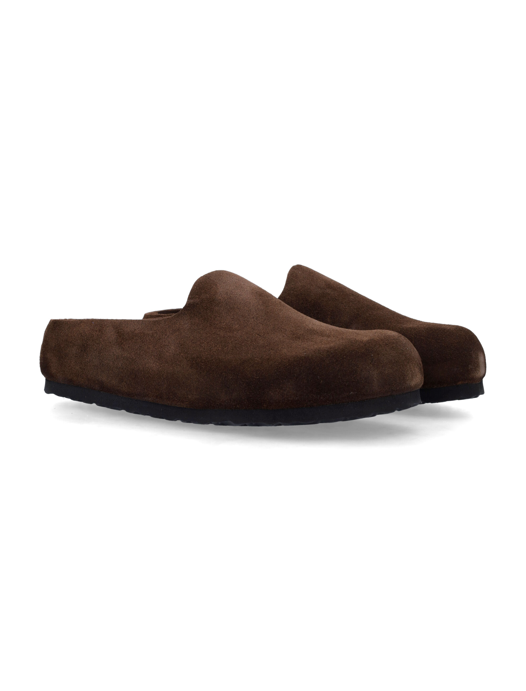 Birkenstock Amsterdam Wrapped Suede Clogs