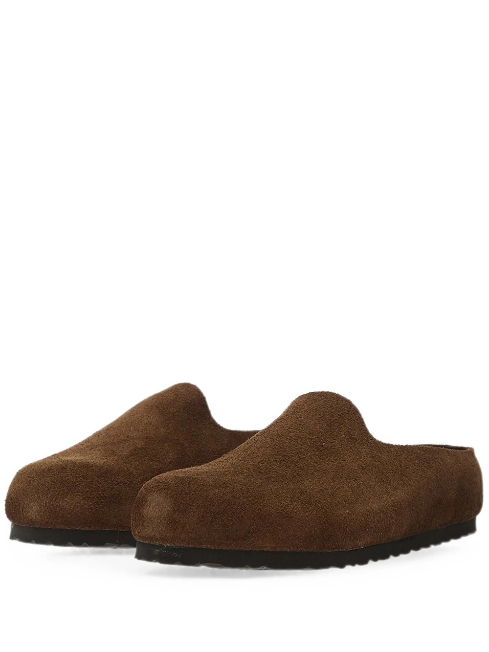 Birkenstock Amsterdam Wrapped Suede Clogs