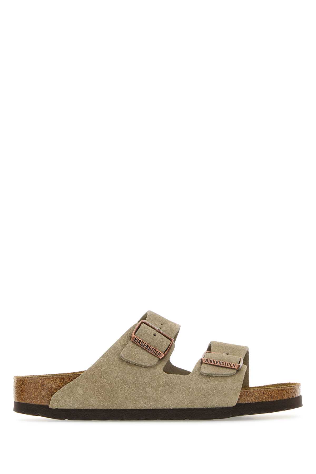 Birkenstock Arizona Taupe, Suede Leather