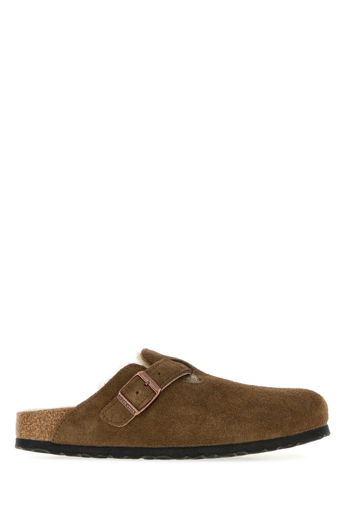 Birkenstock Boston Shearling Dark Tea