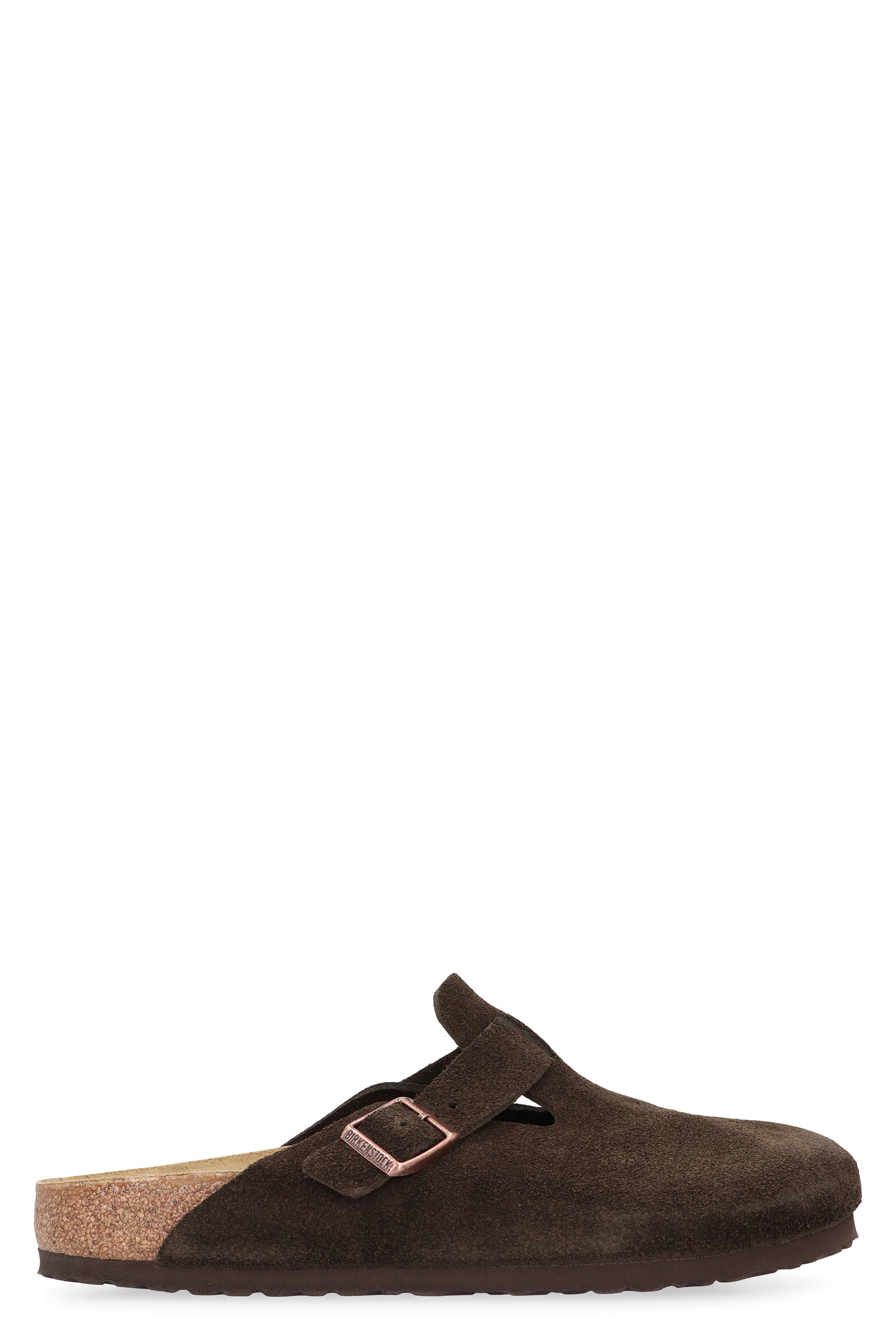 Birkenstock Boston Suede Sandals - Mocha