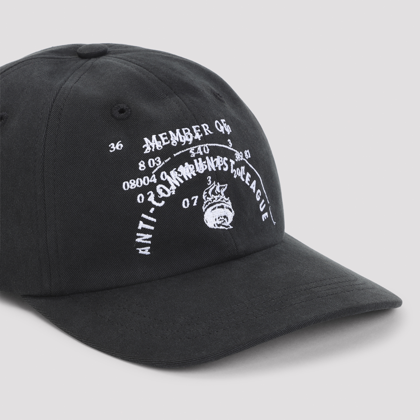 Enfants Riches Deprimes Black Anti-Communist Leage 6-Panel Hat