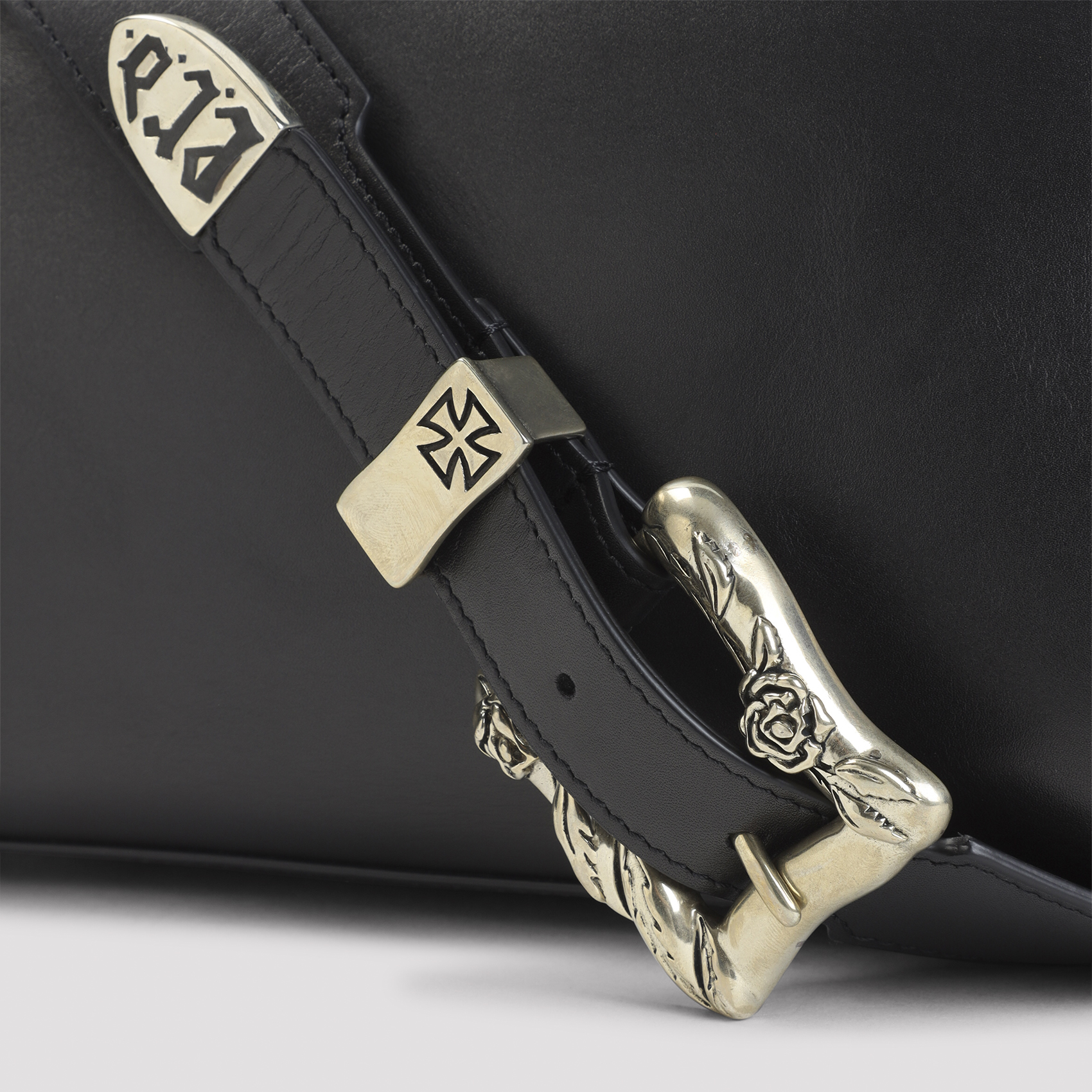 Enfants Riches Deprimes Black Belt Strap Shoulder Bag