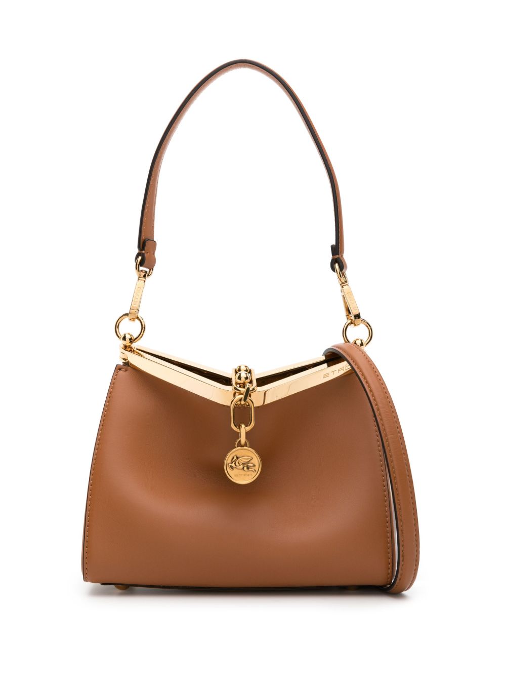 Etro Black Calf Leather Vela Bag