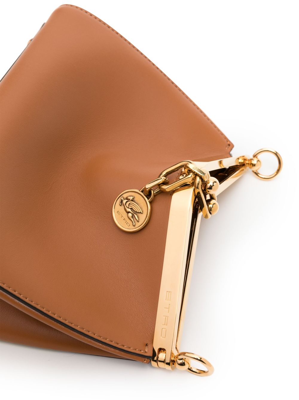 Etro Black Calf Leather Vela Bag