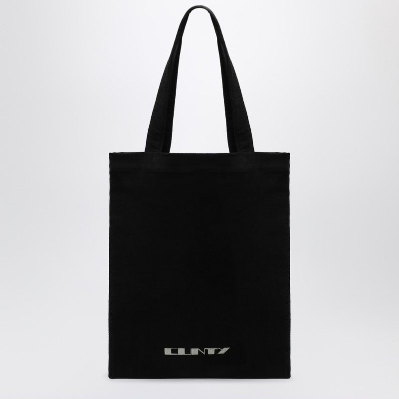 Drkshdw Black Canvas Shopper Bag