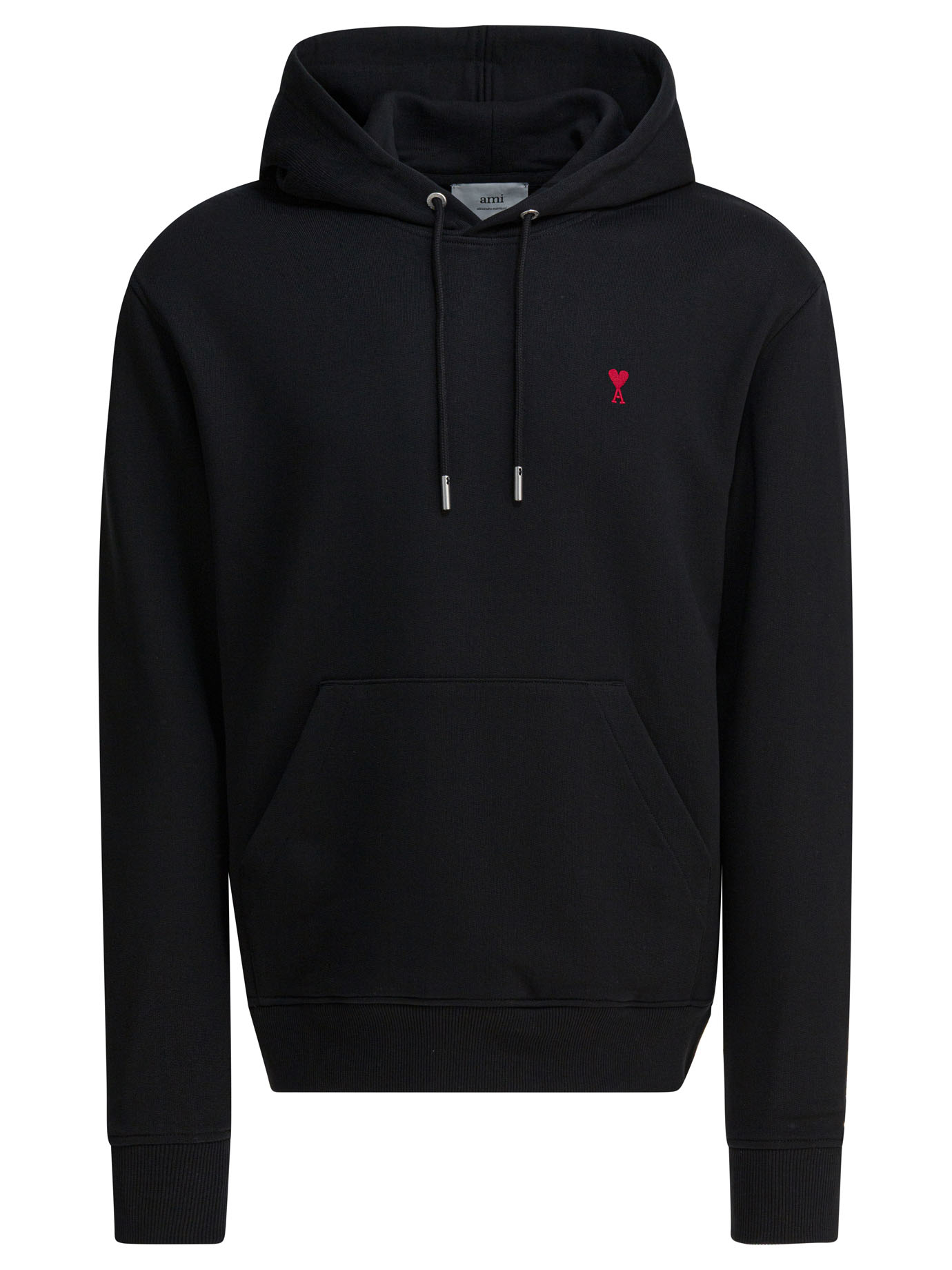 Ami paris Black Cotton Hoodie