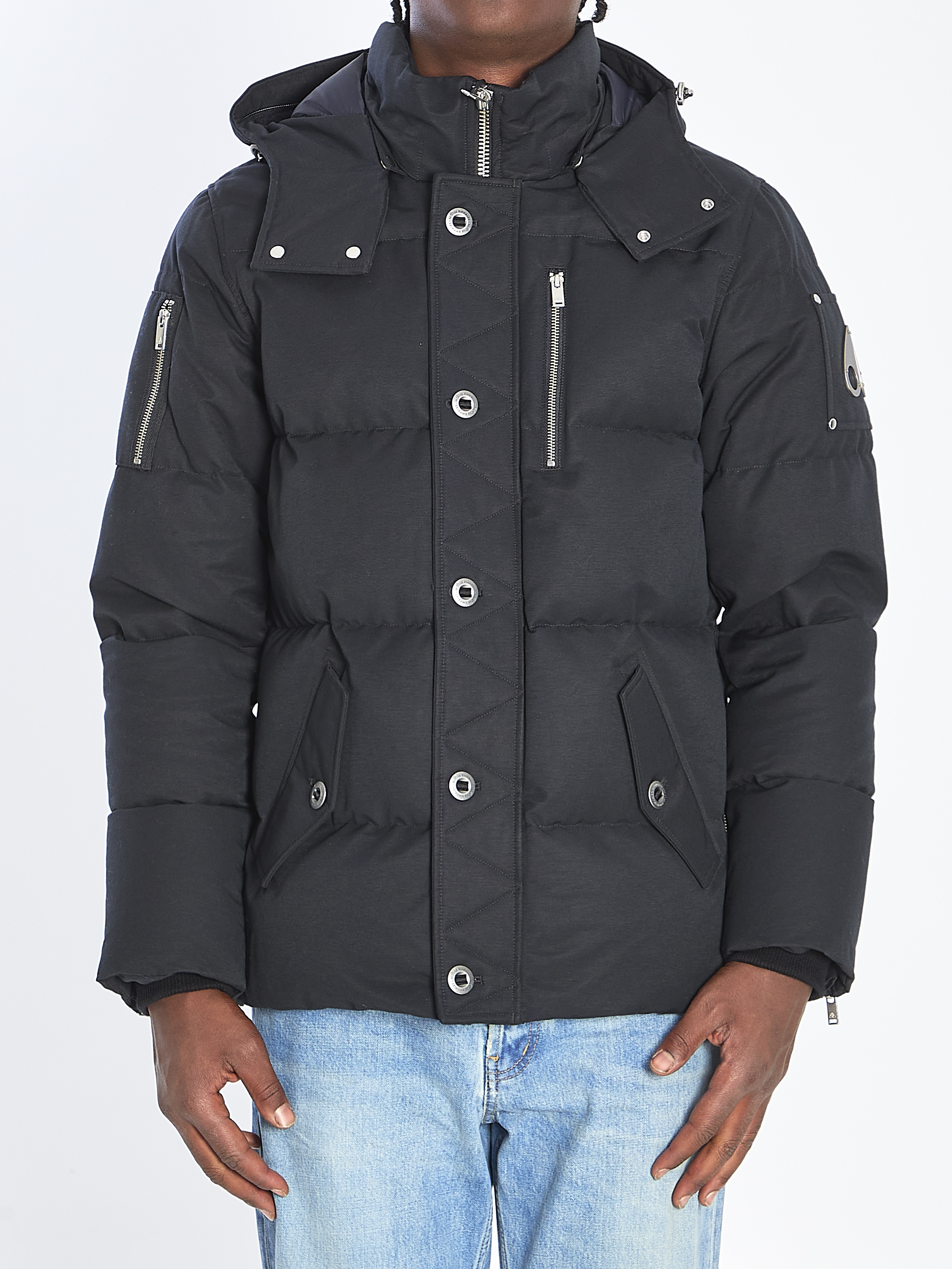 Moose Knuckles Black Cotton Original 3Q Jacket