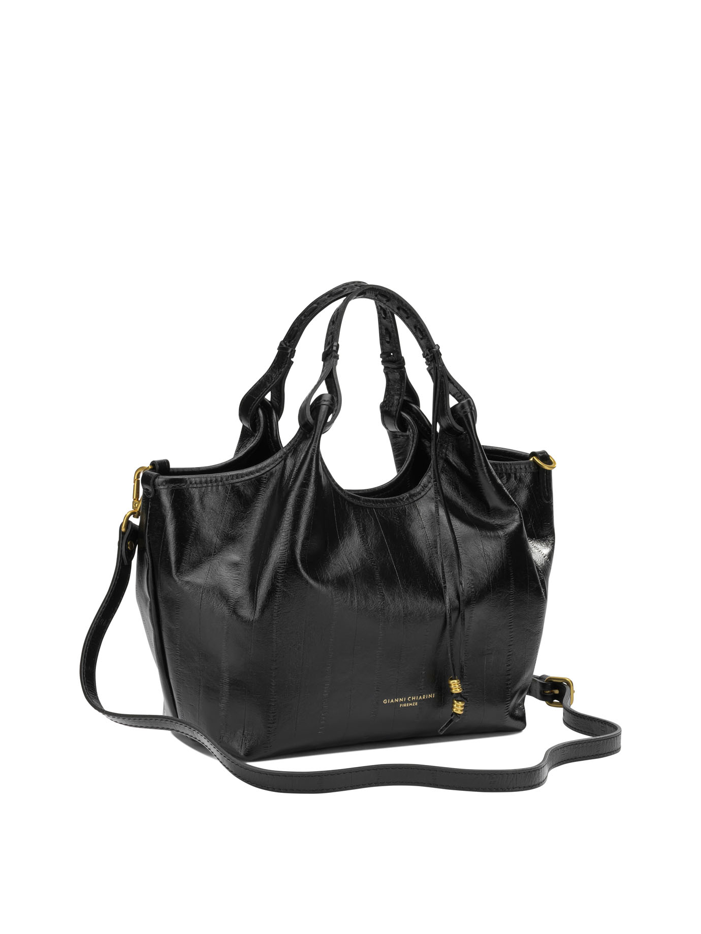 Gianni Chiarini Black Cow Leather Handbags