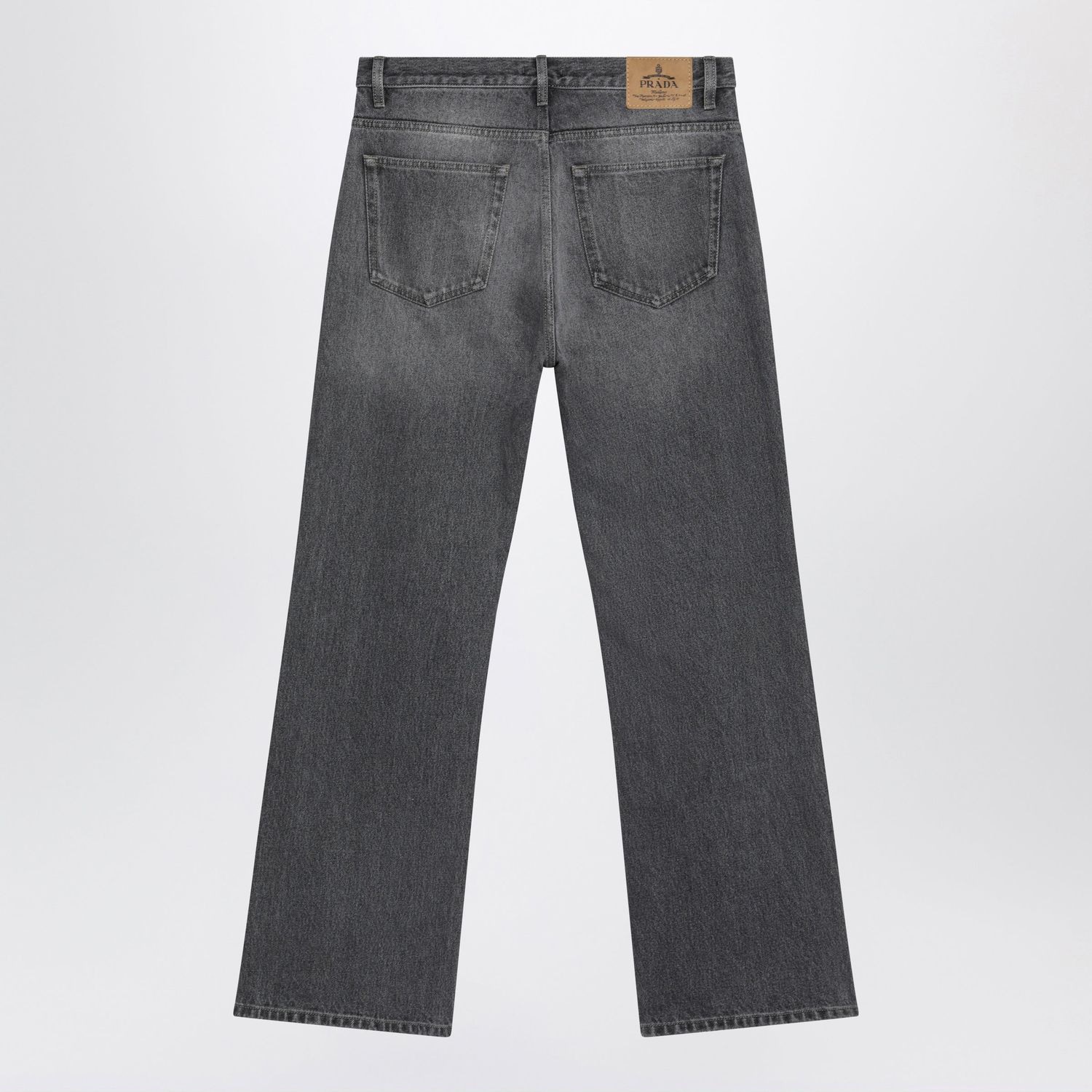 Prada Black Fadedeffect Jeans