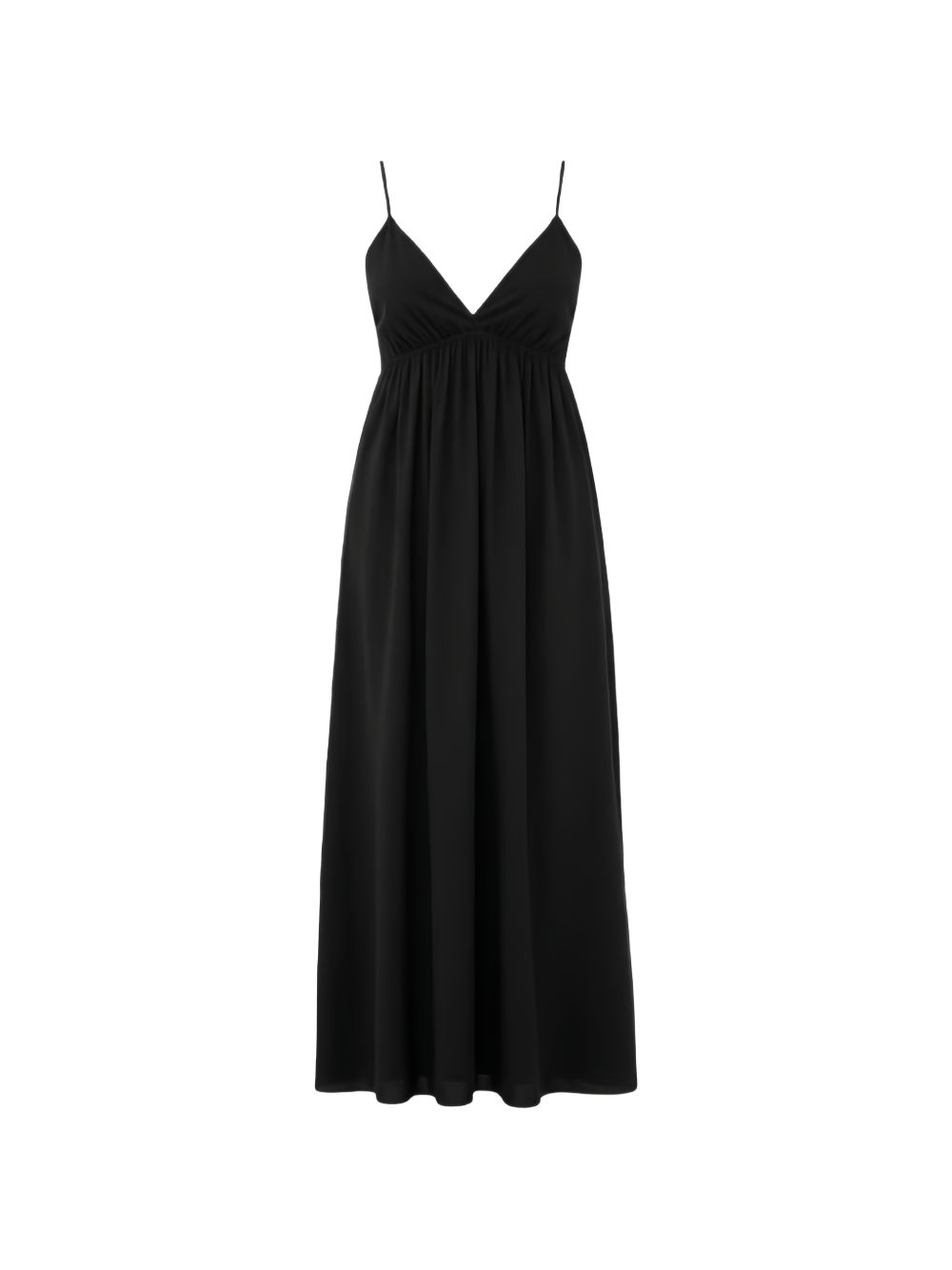 ELEH Black Gathered Detail Dresses