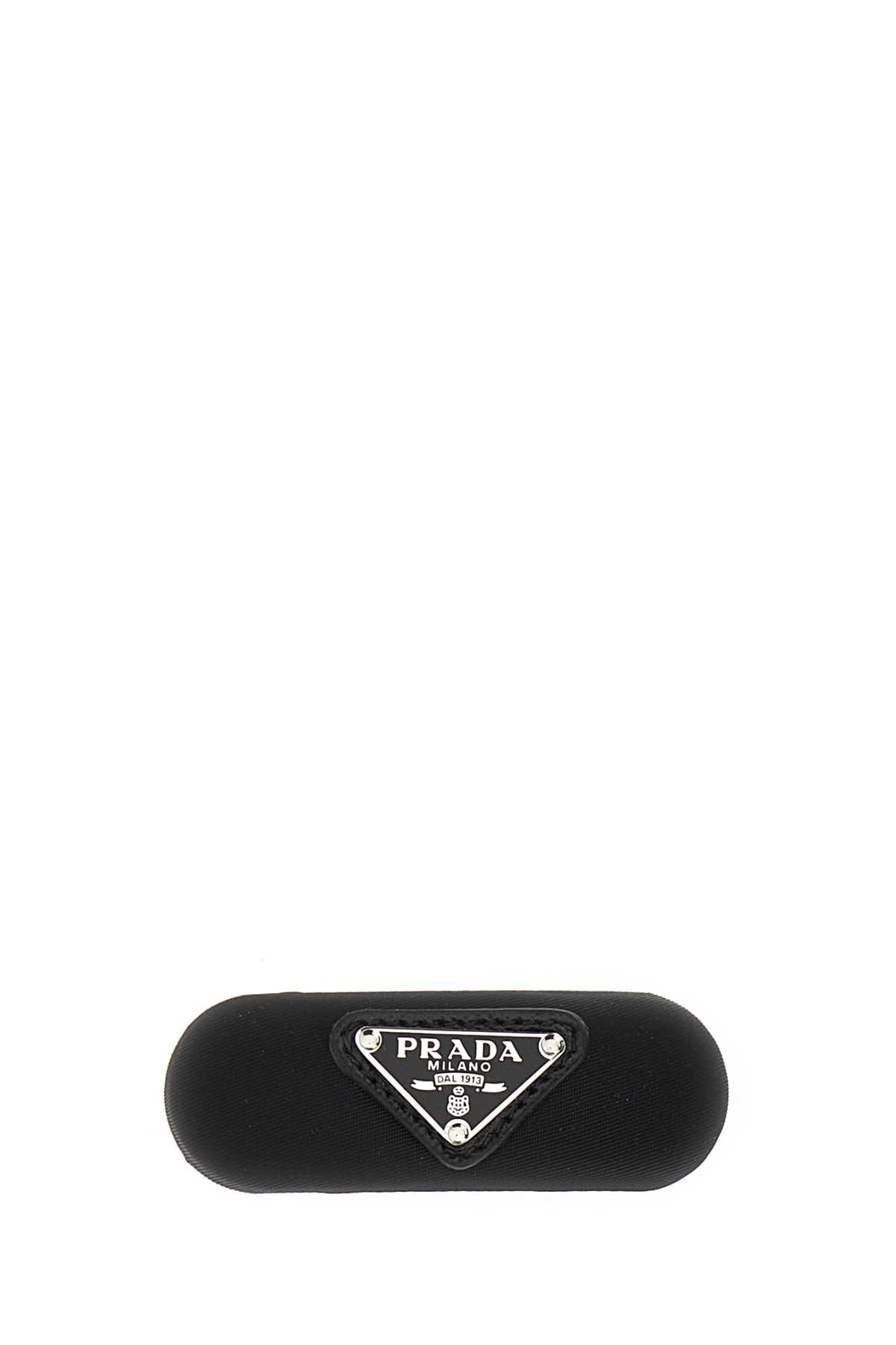 Prada Black Hair Clip In Renylon