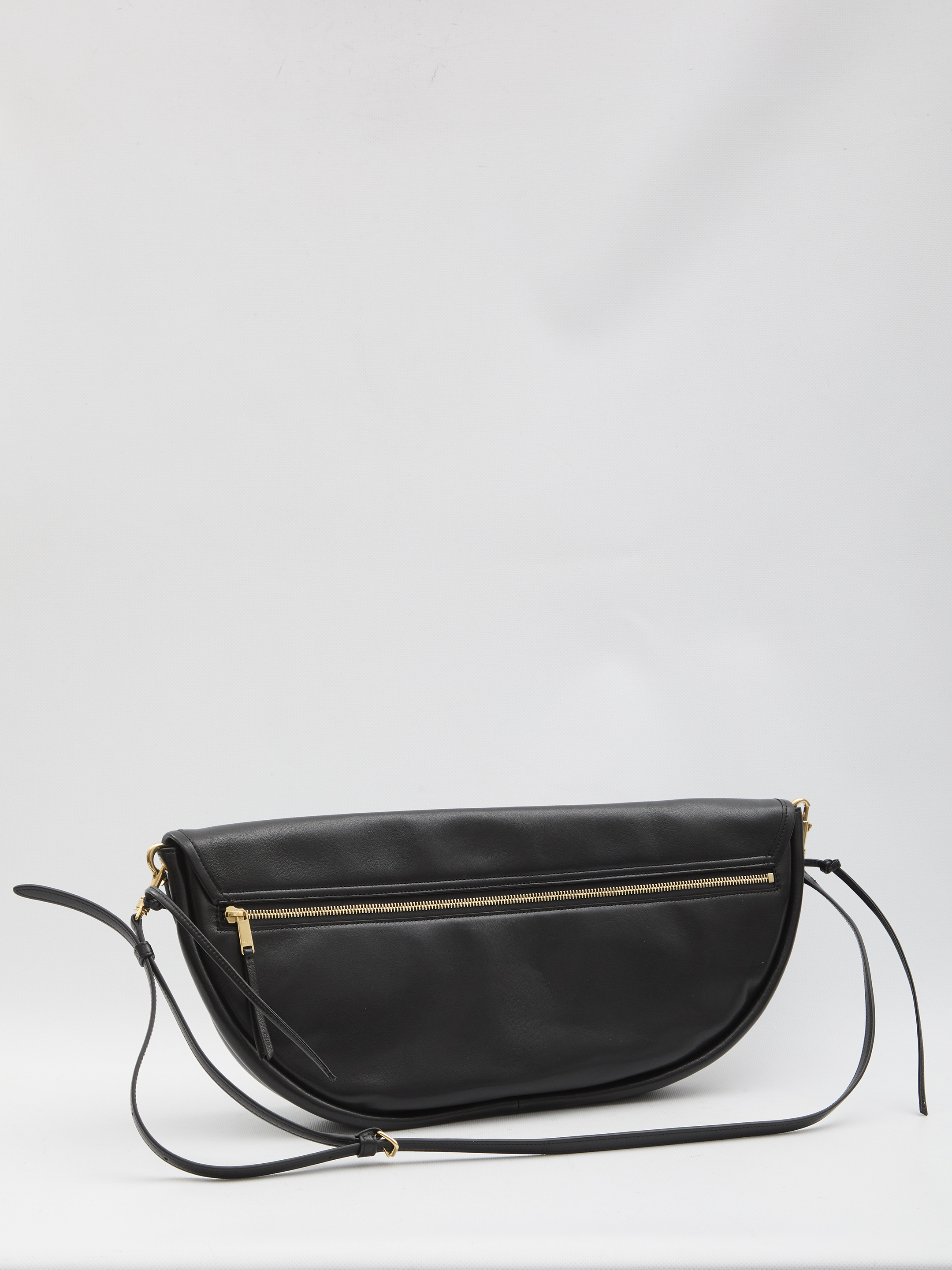 Celine Black Halfmoon Soft Lamb Leather Handbag