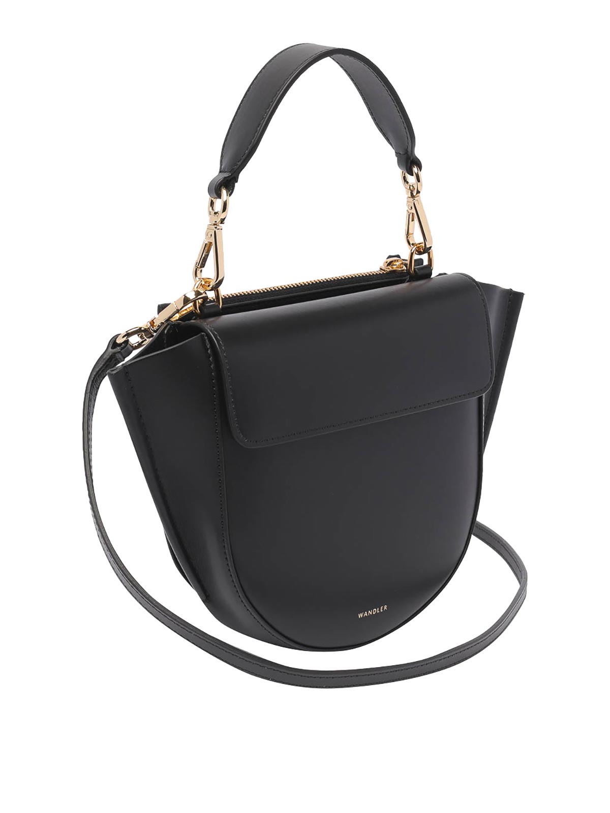 Wandler Black Hortensia Mini Hand Bag