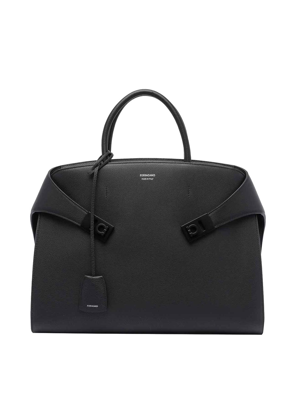 Ferragamo Black Hug Business Bag