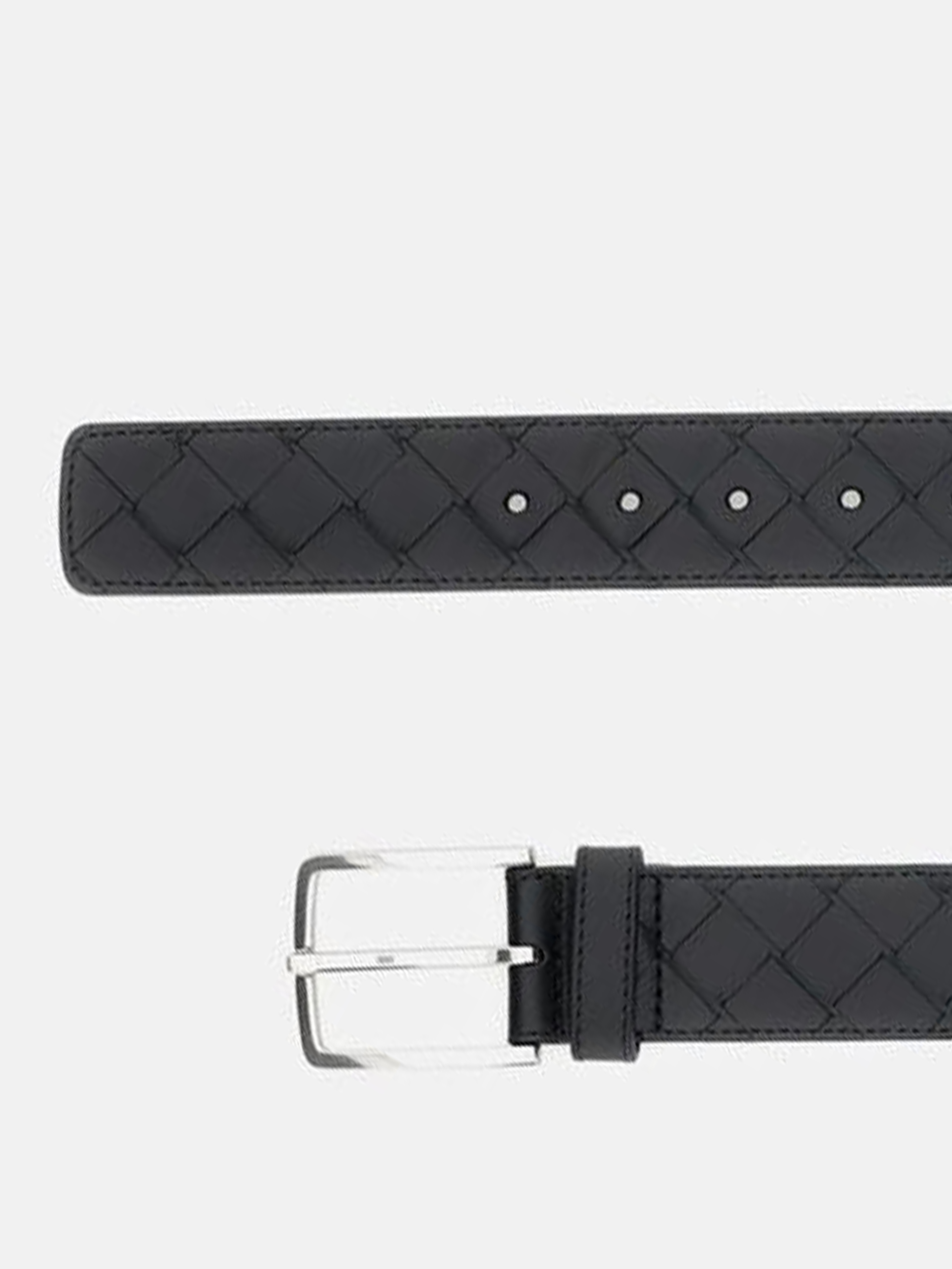 Bottega Veneta Black Intrecciato Belt