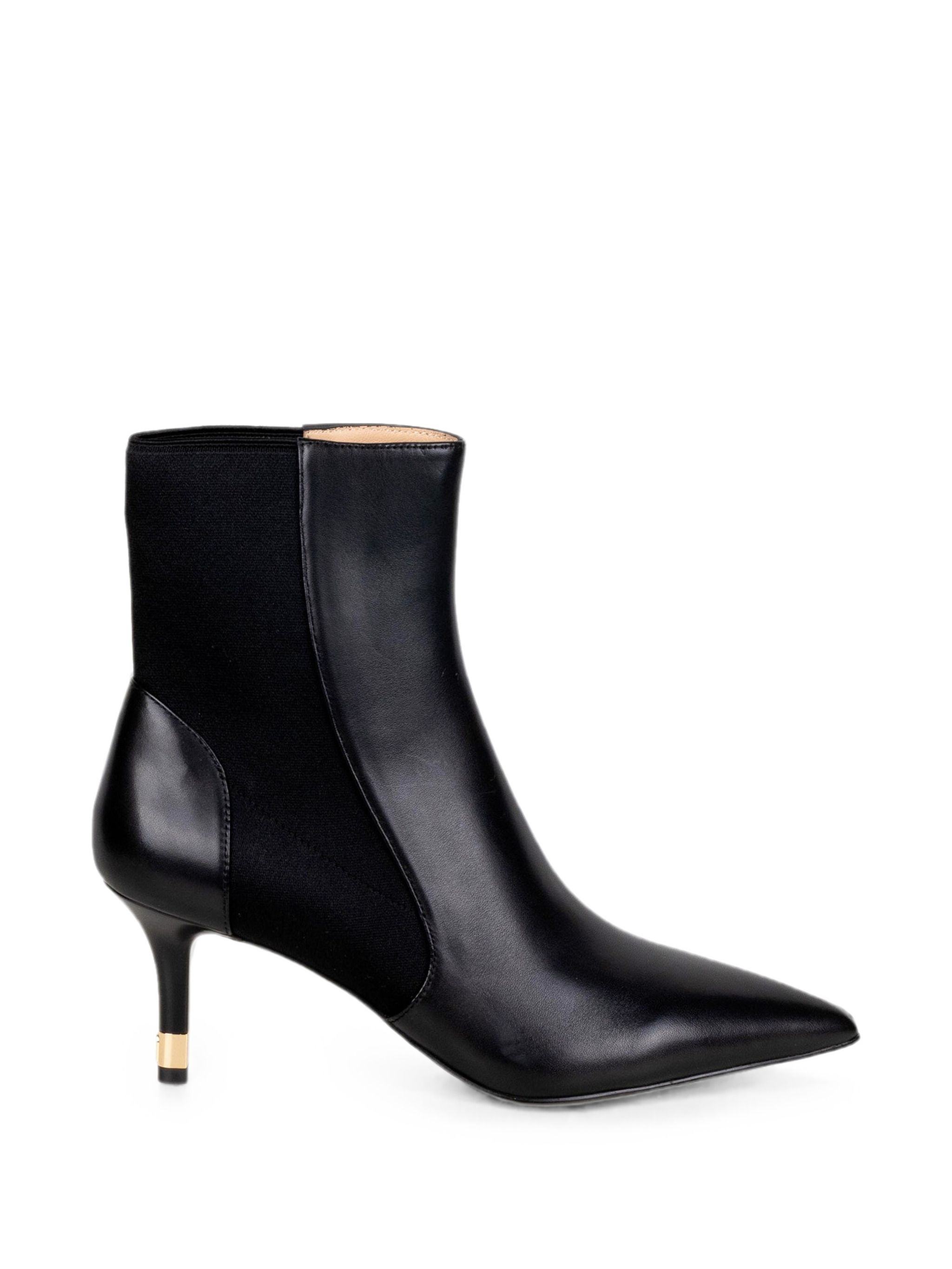 Furla Black Leather Ankle Boots