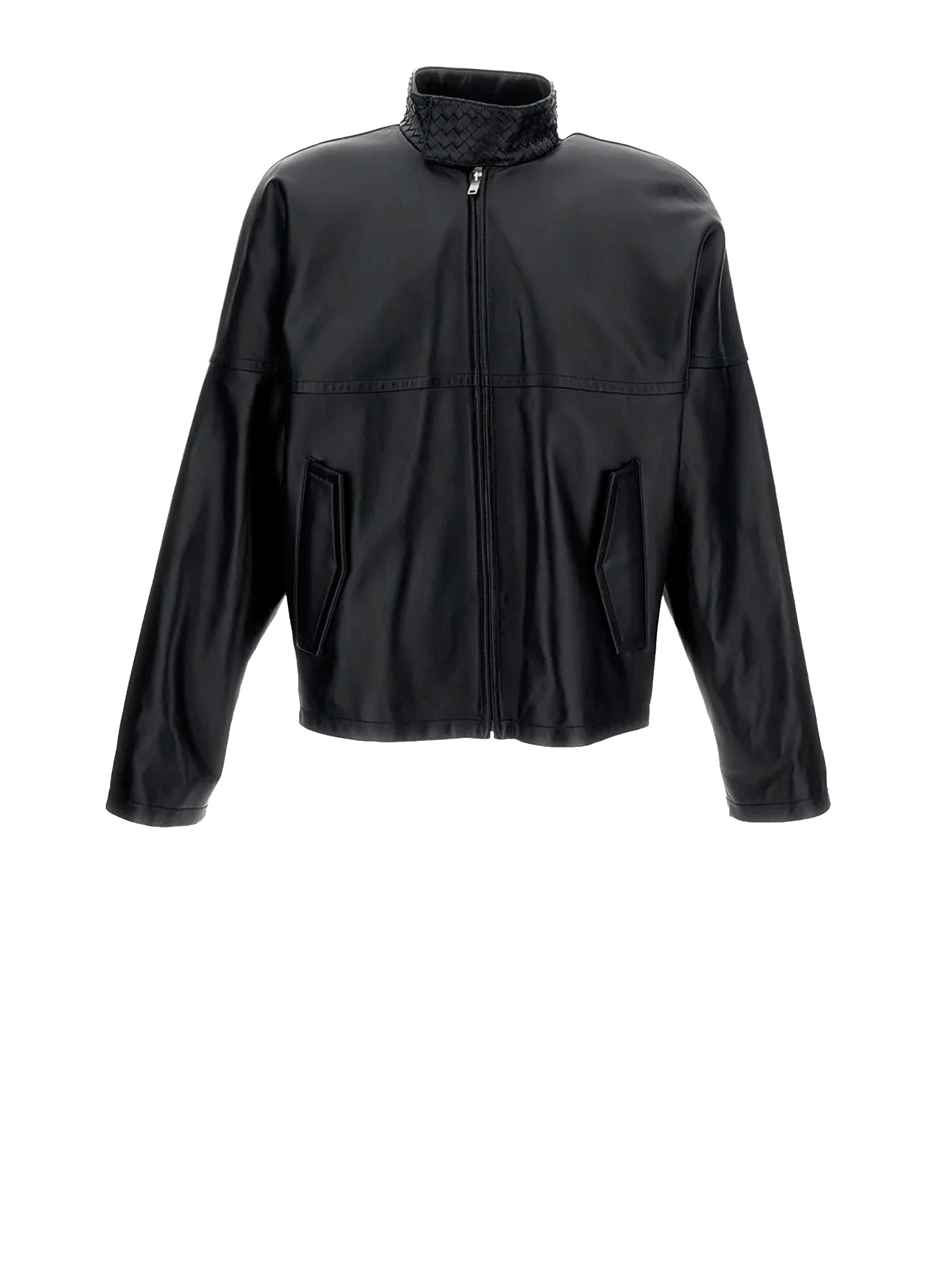 Bottega Veneta Black Leather Jacket