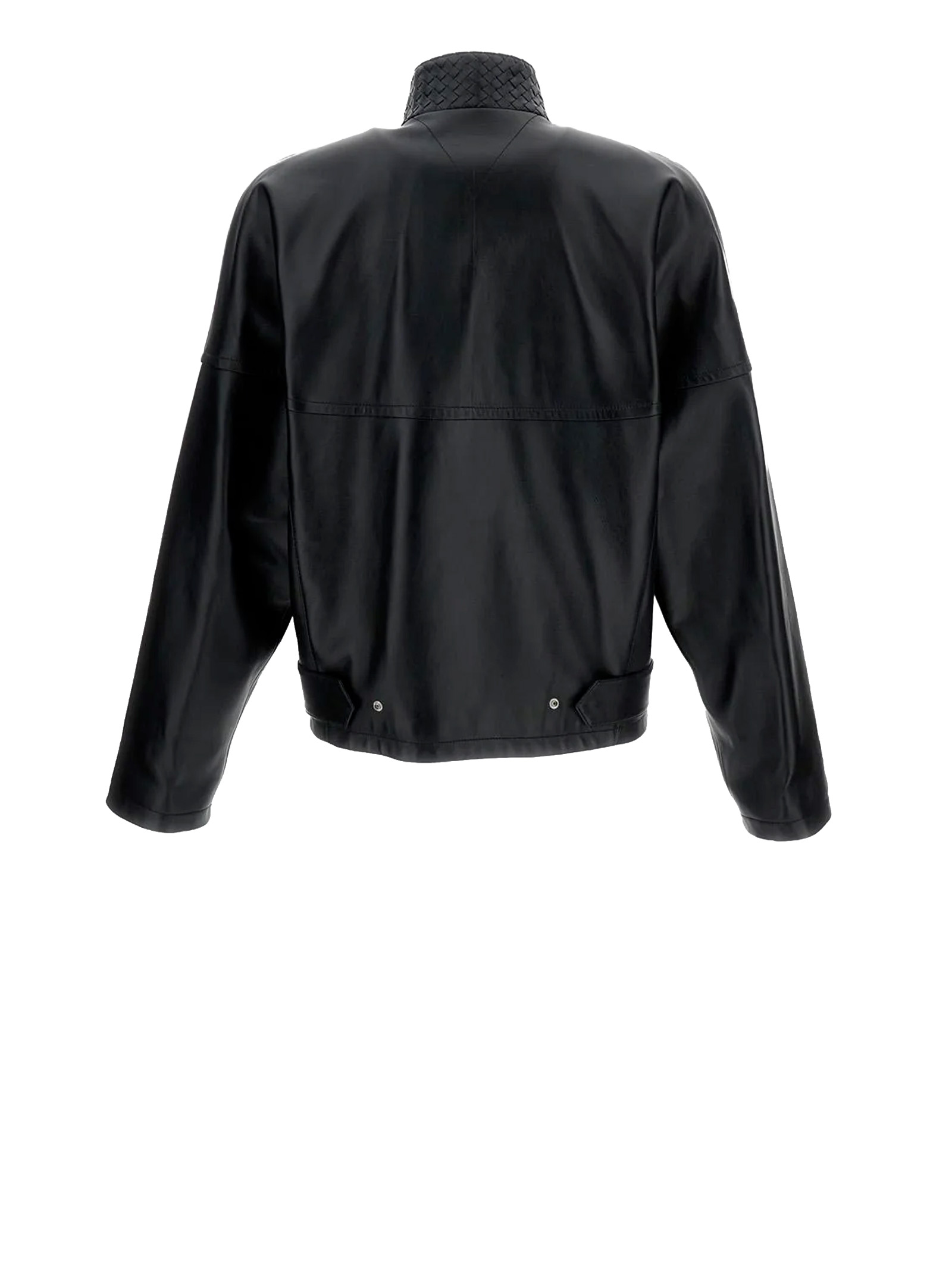 Bottega Veneta Black Leather Jacket