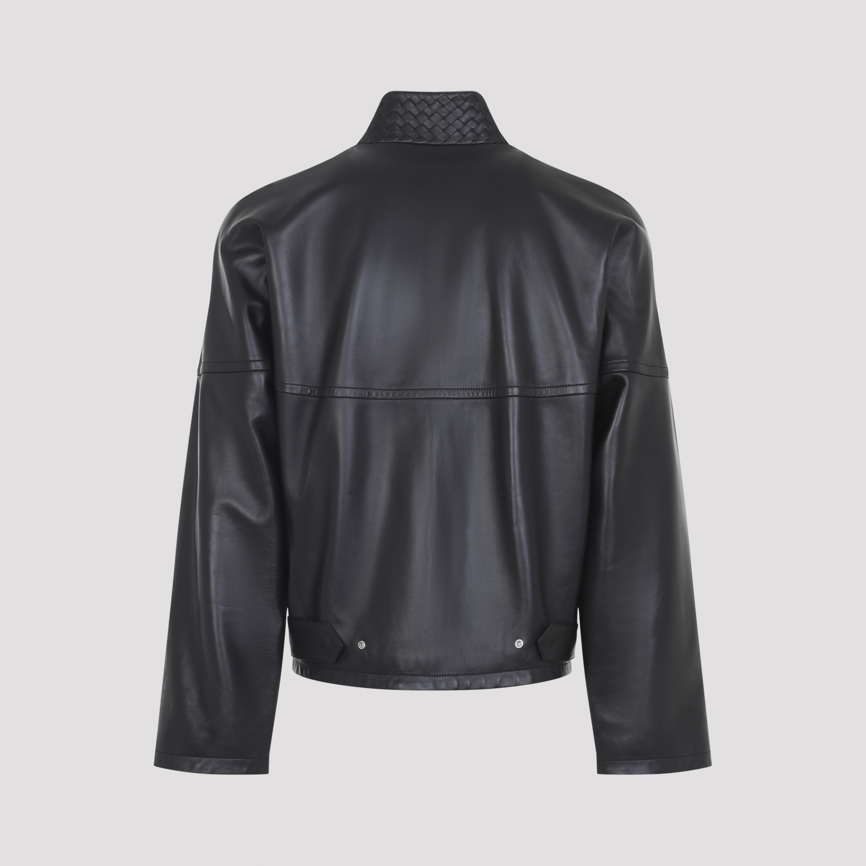 Bottega Veneta Black Leather Jacket