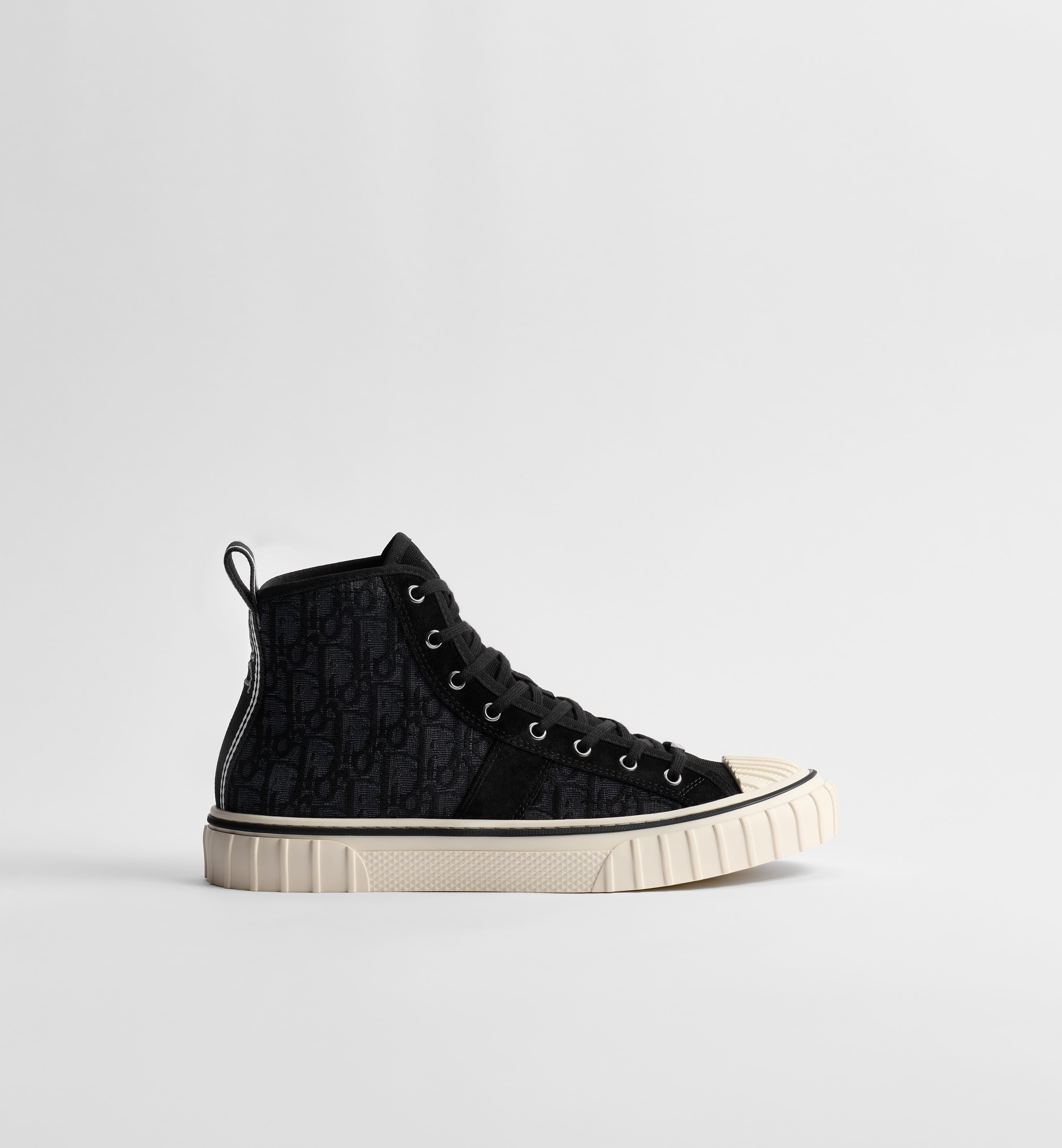 Dior Black Leather Rubber Sneakers