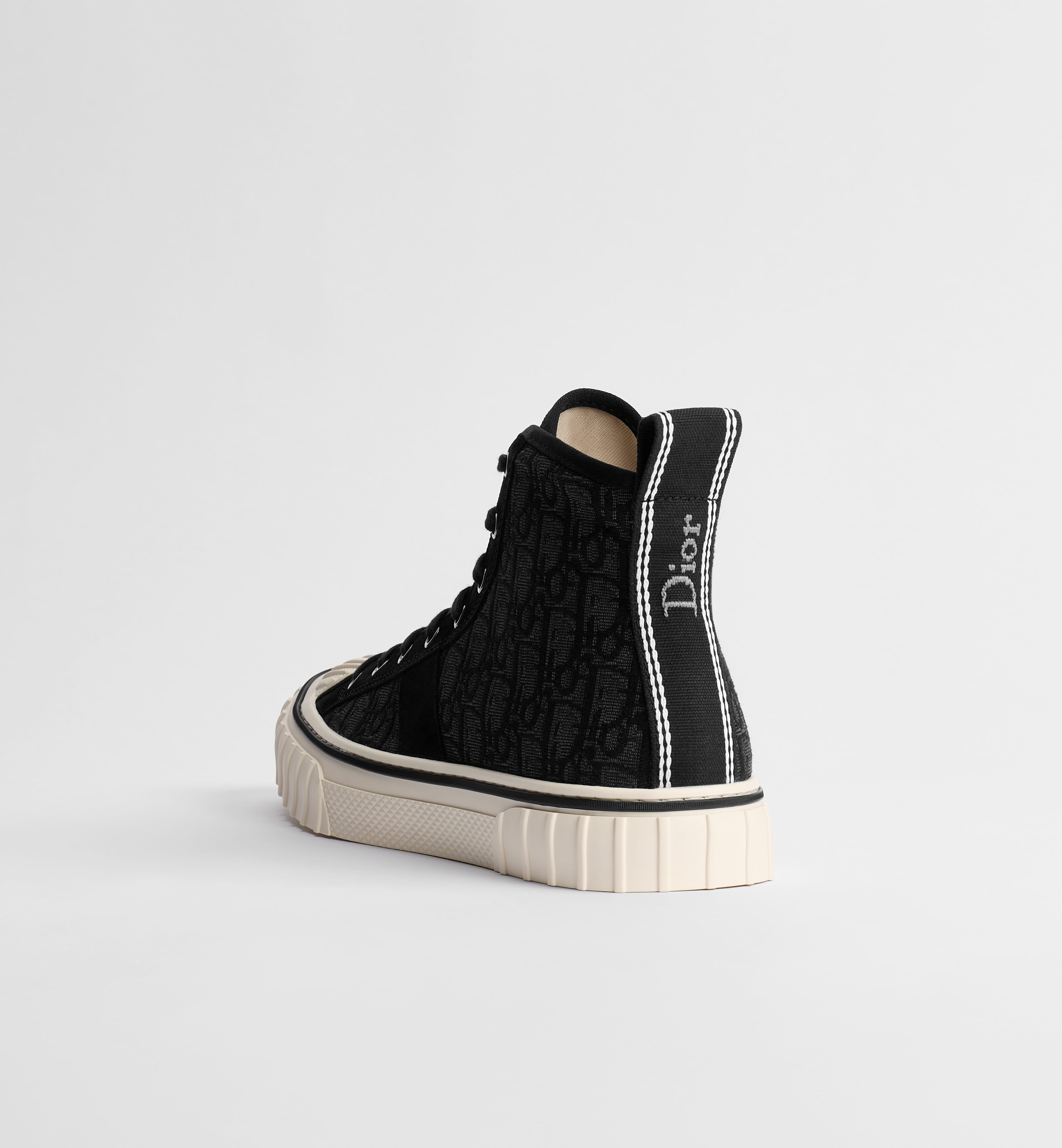 Dior Black Leather Rubber Sneakers