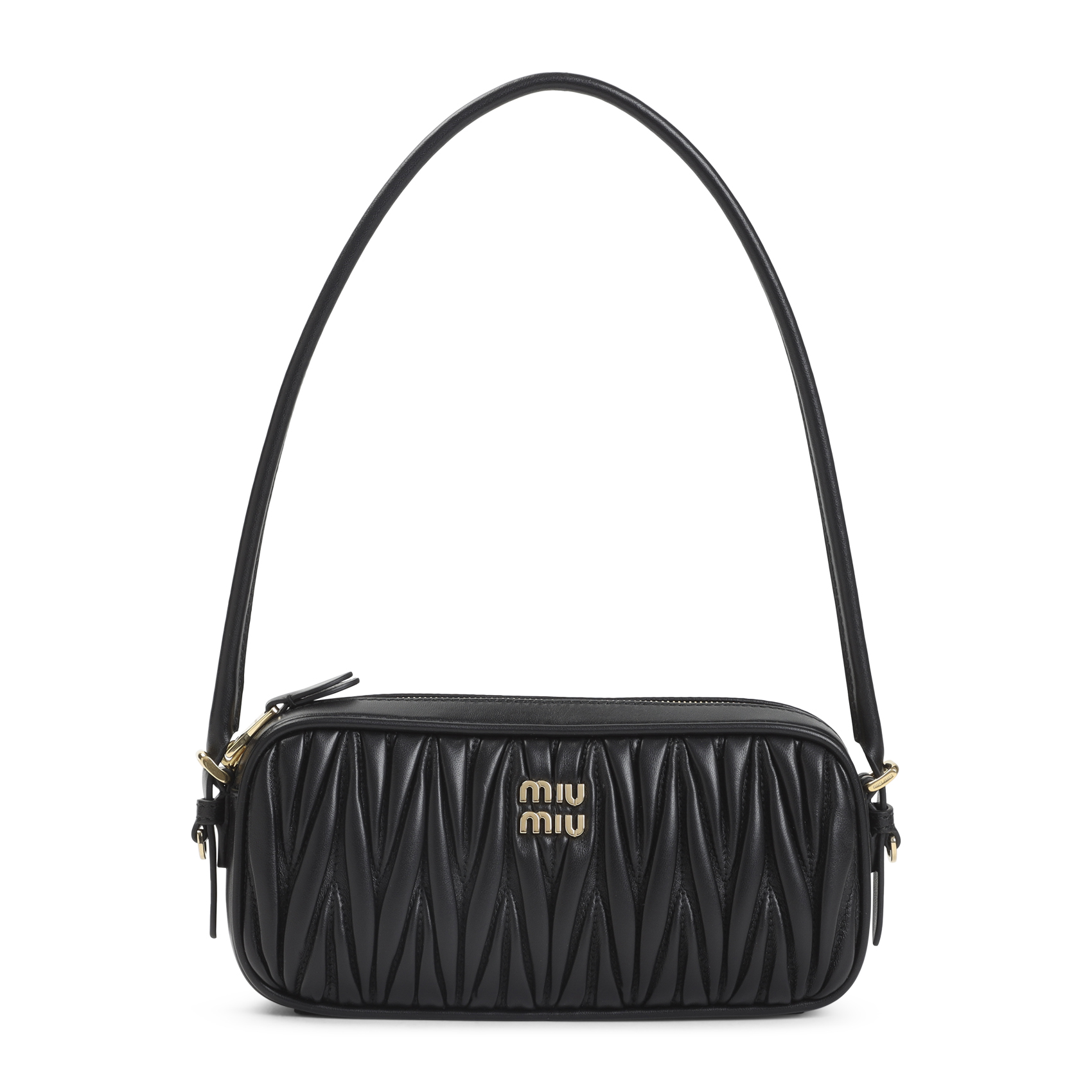 Miu Miu Black Leather Shoulder Bag