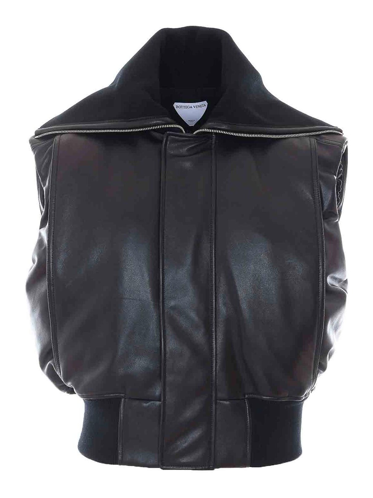 Bottega Veneta Black Leather Vest