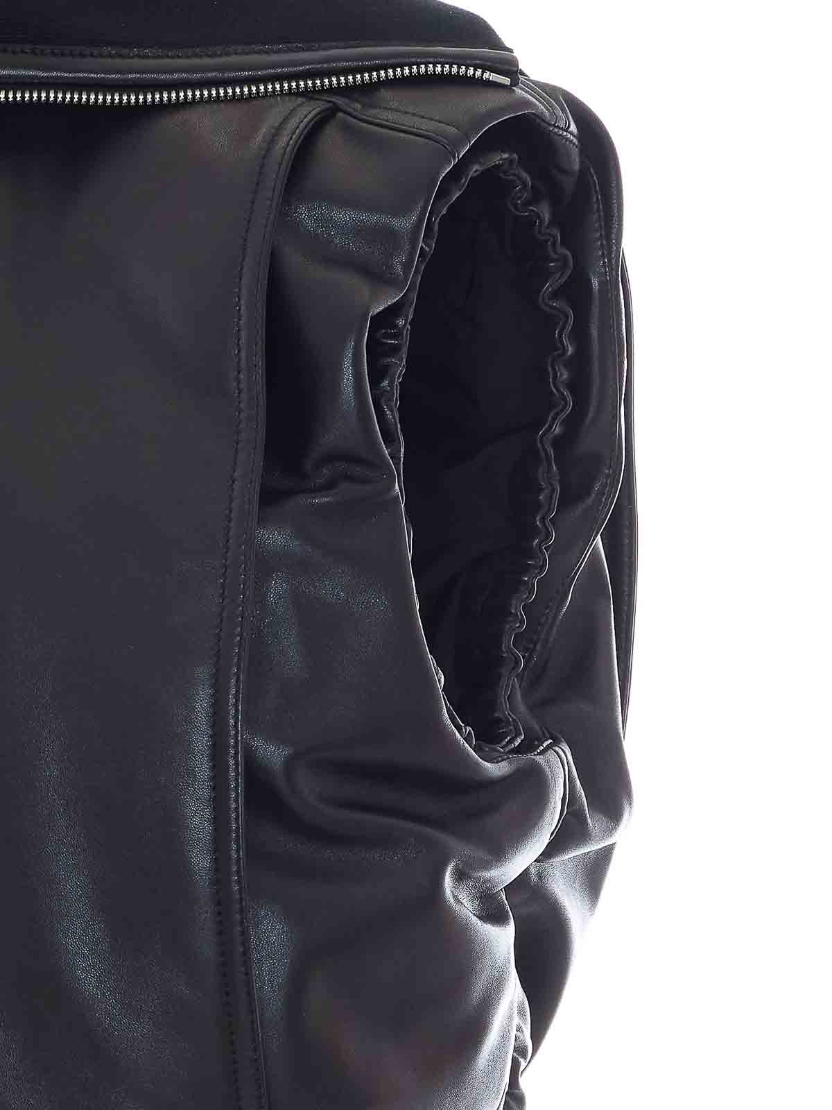 Bottega Veneta Black Leather Vest