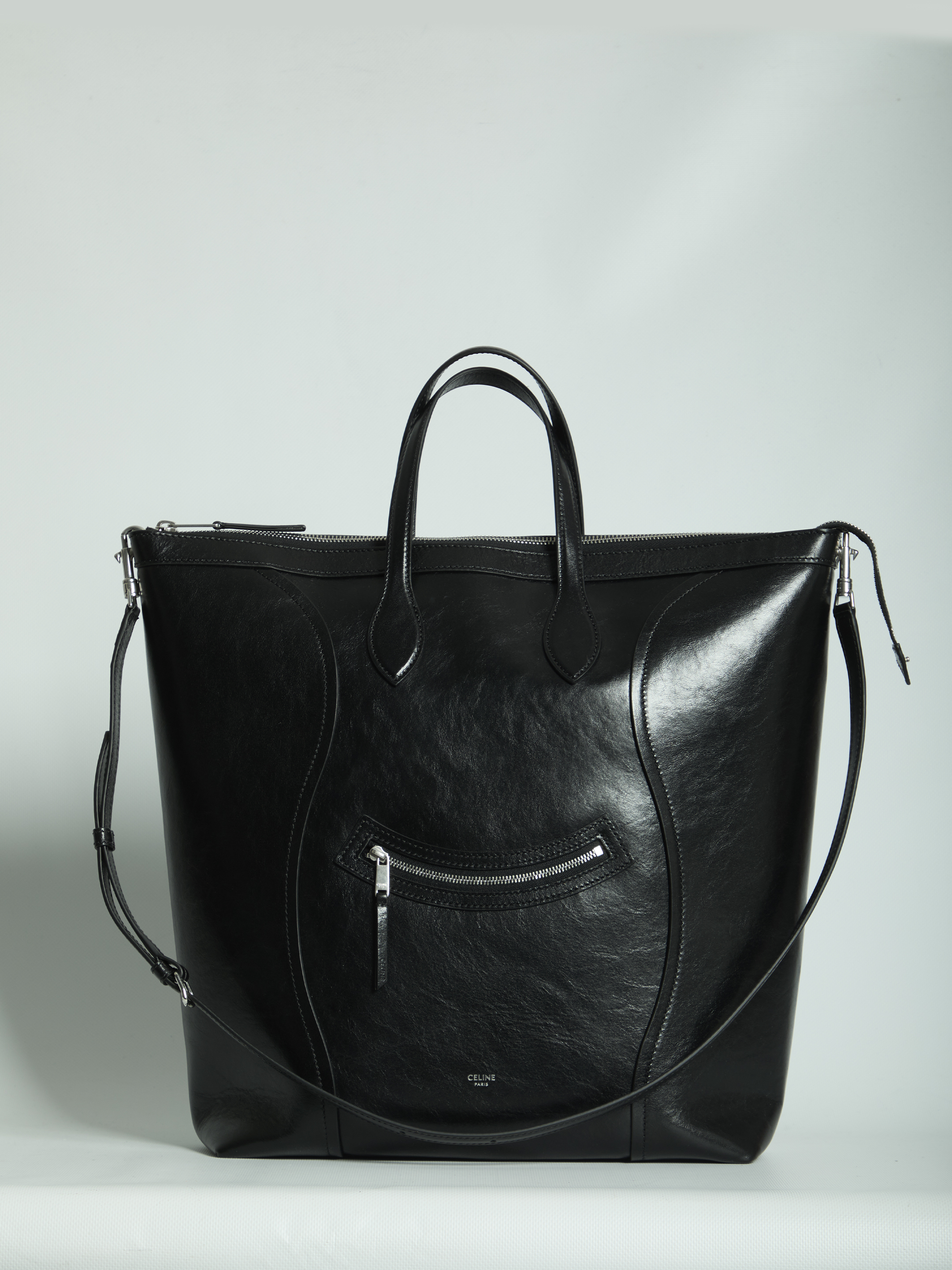 Celine Black Medium Cabas Vertical