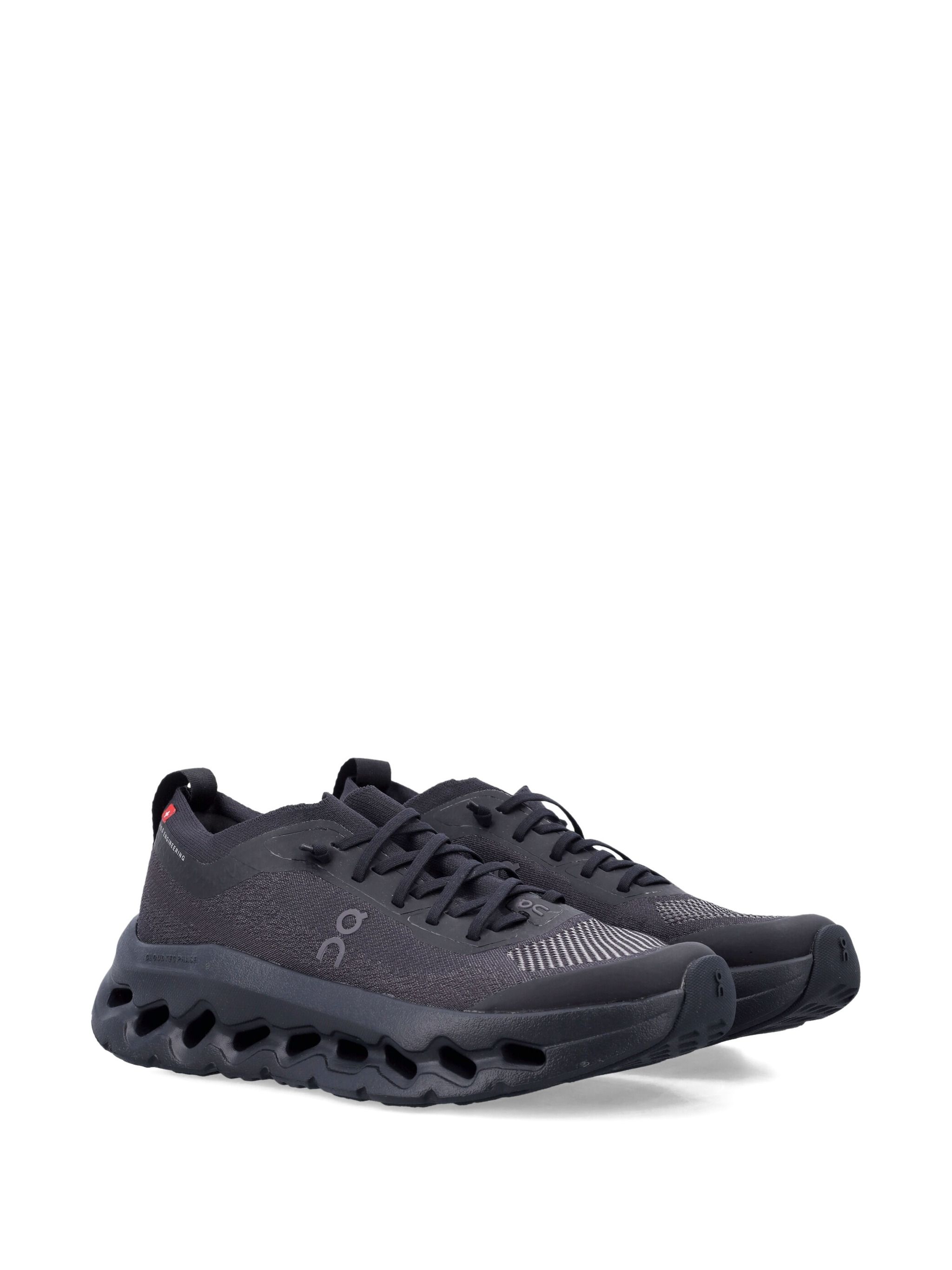 On Running Black Polyester Rubber Cloudtilt Sneaker