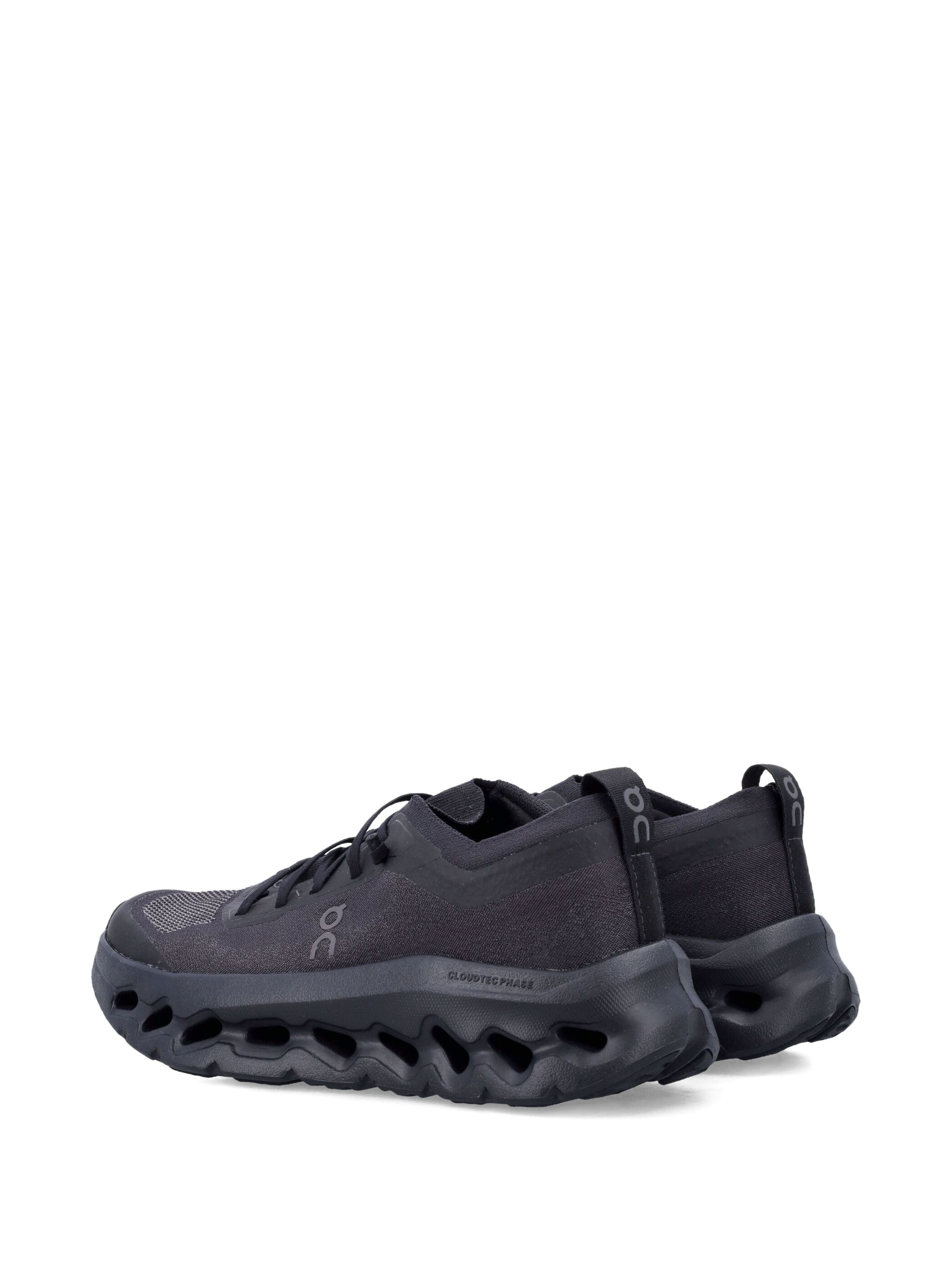 On Running Black Polyester Rubber Cloudtilt Sneaker