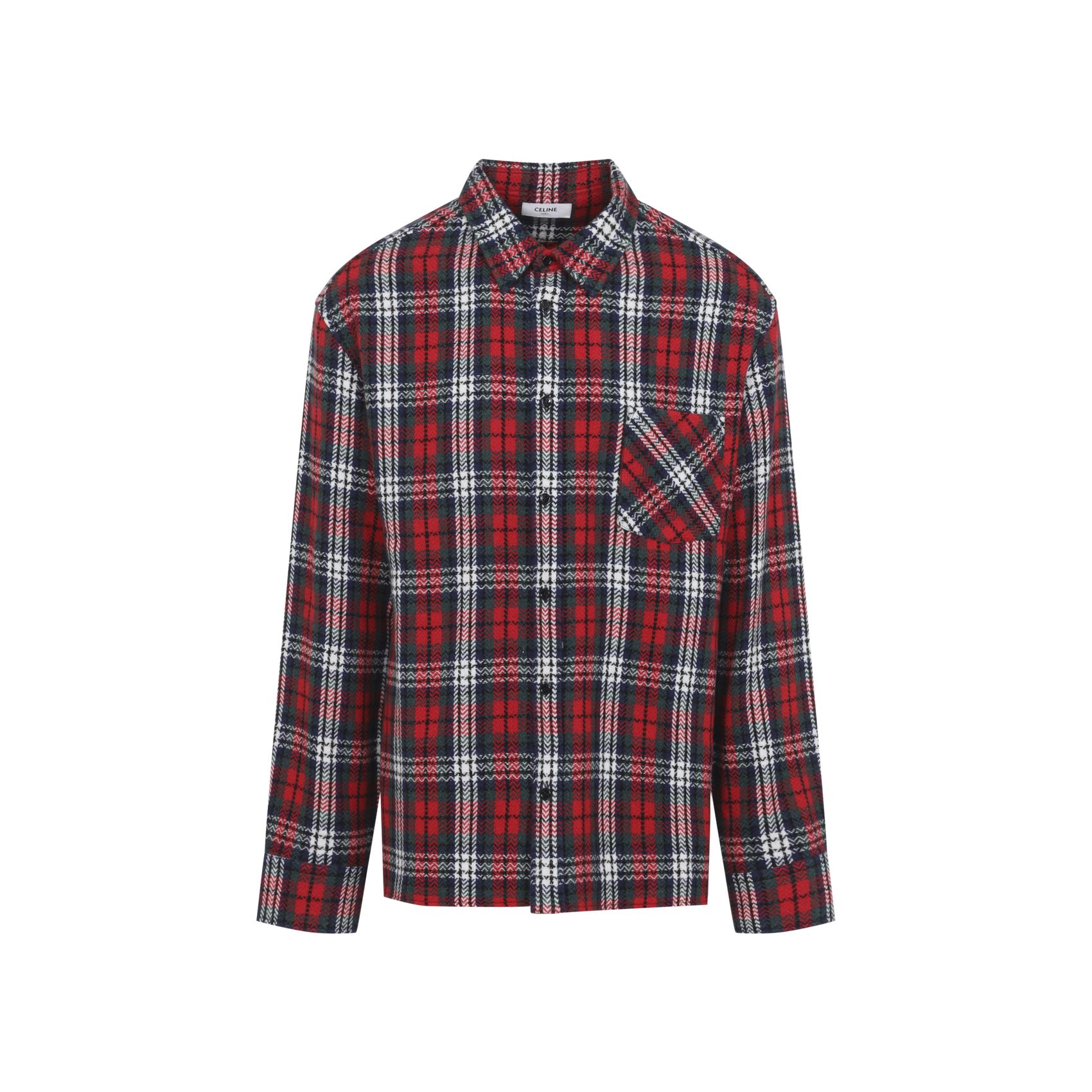 Celine Black Red Green Overshirt